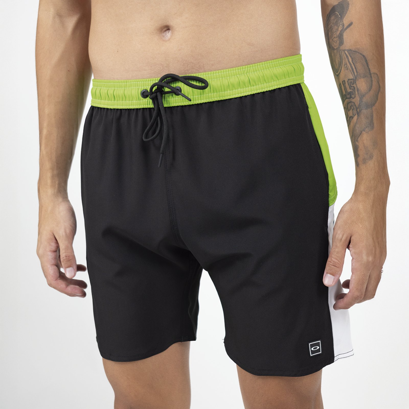 Bermuda Oakley Geo Block Trunkshorts 18" Black"