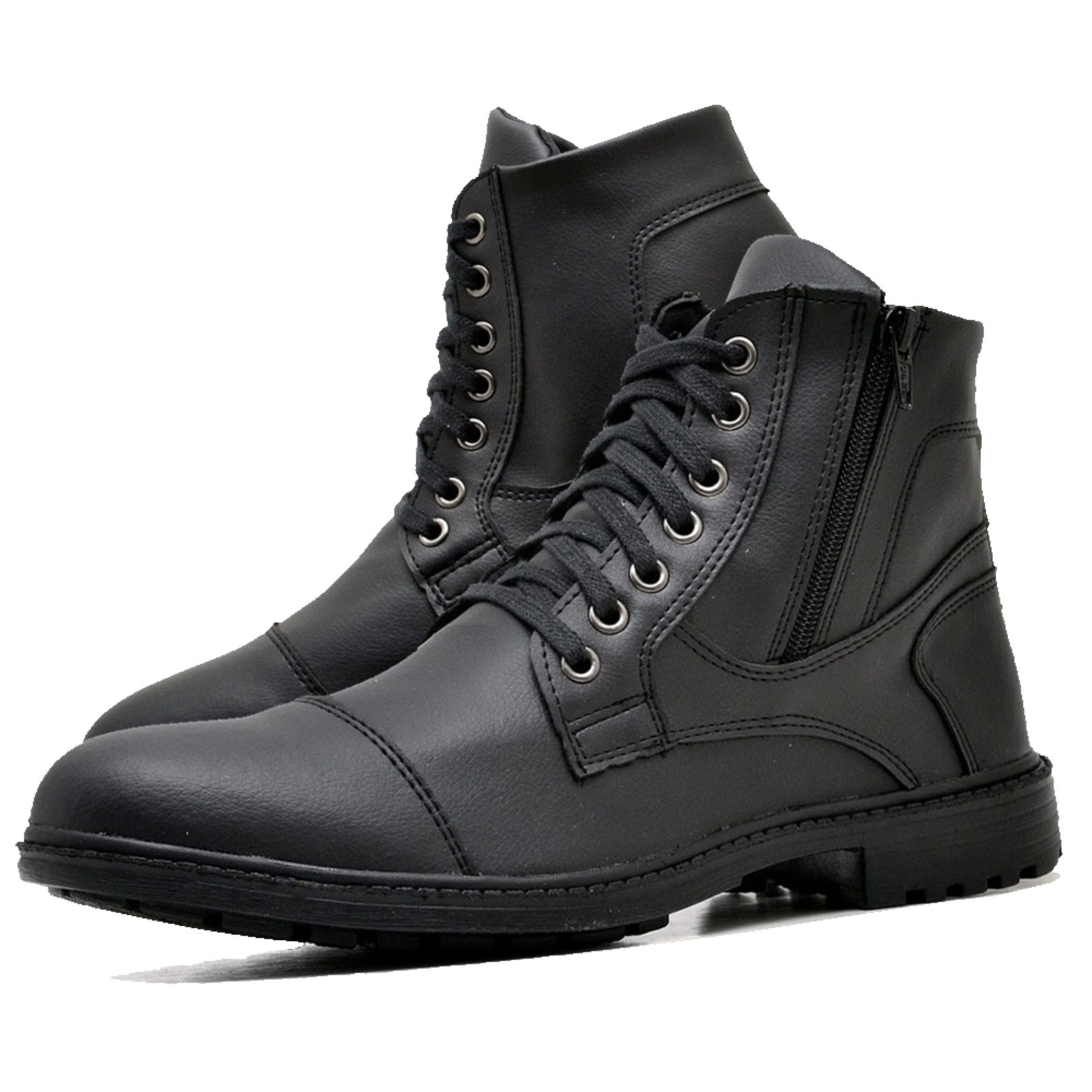 Vista 3 Bota Coturno Masculino DUBUY 501FG preto DUBUY preto