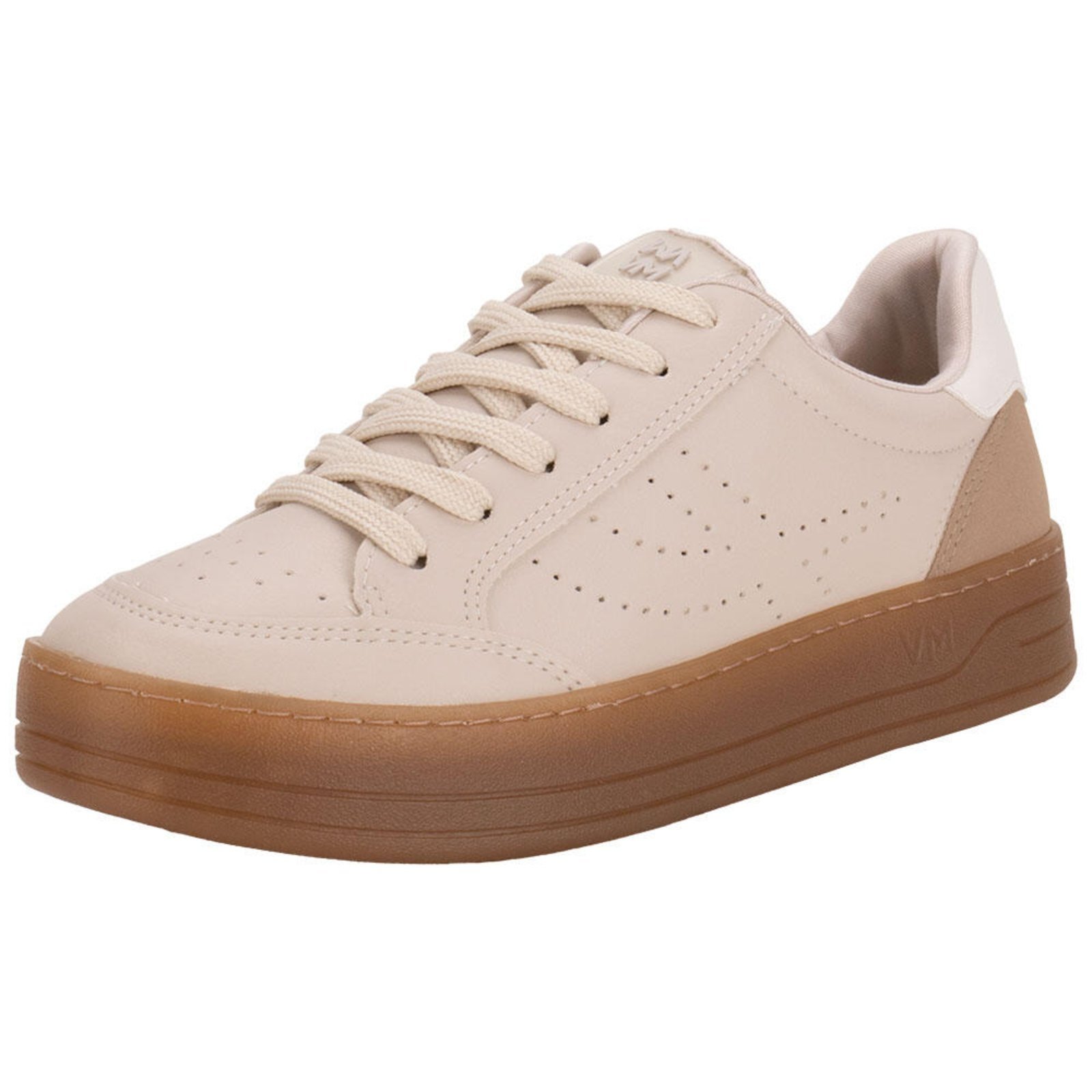 Tênis Feminino Casual Via Marte 214001 A5832140 Bege