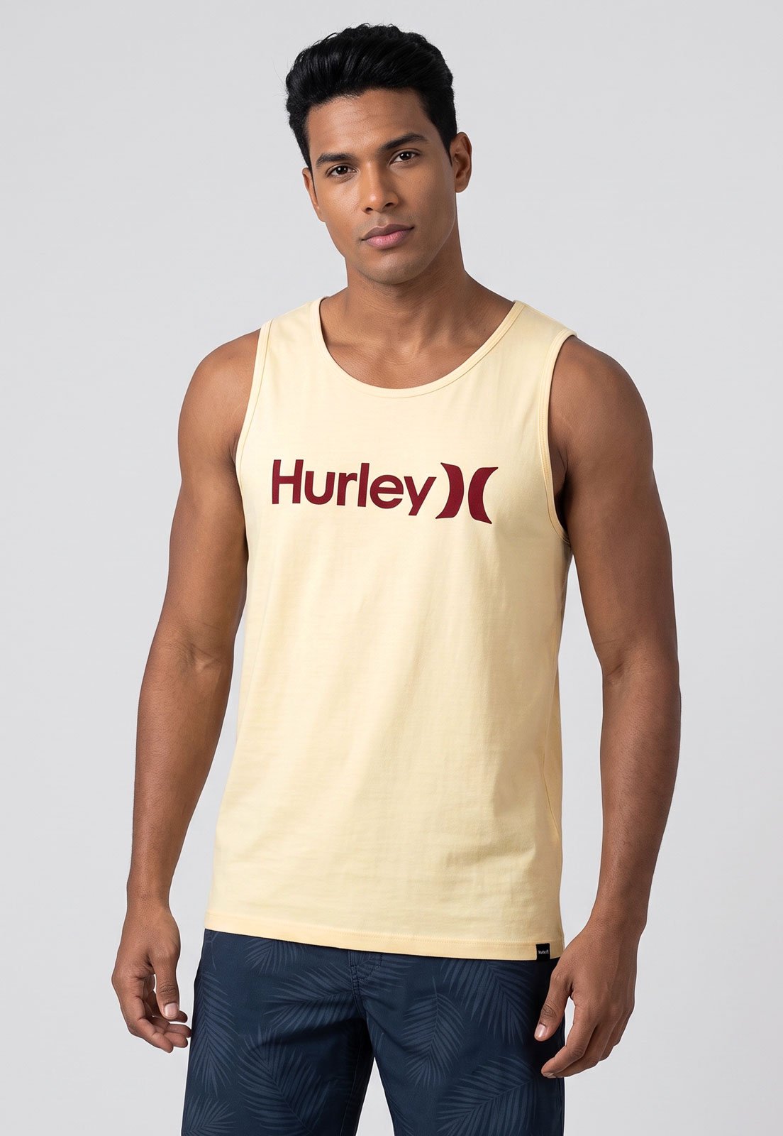 Regata Masculina Hurley O&O Solid Amarela