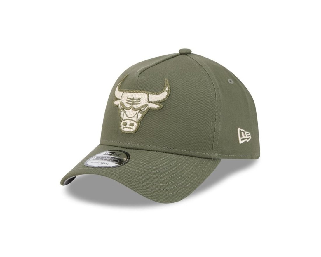 Bone New Era 9FORTY A-FRAME SNAPBACK Chicago Bulls NBA Verde