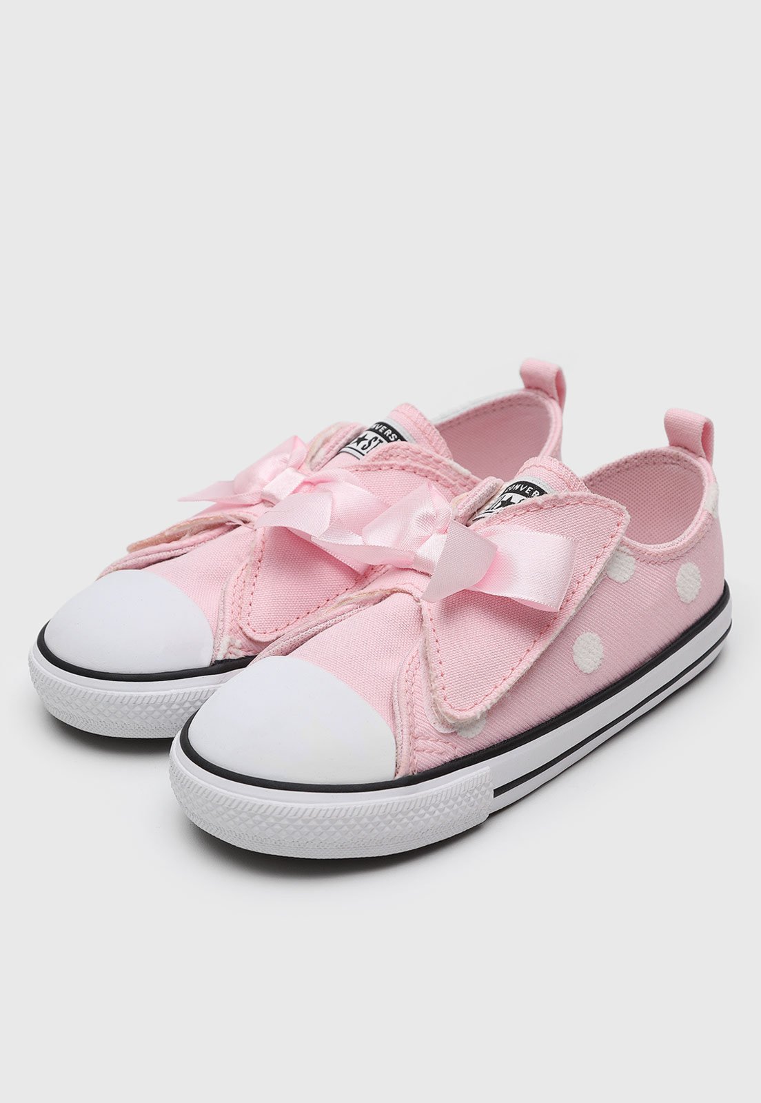 Infantil – Tênis Converse Chuck Taylor All Star Laço Rosa