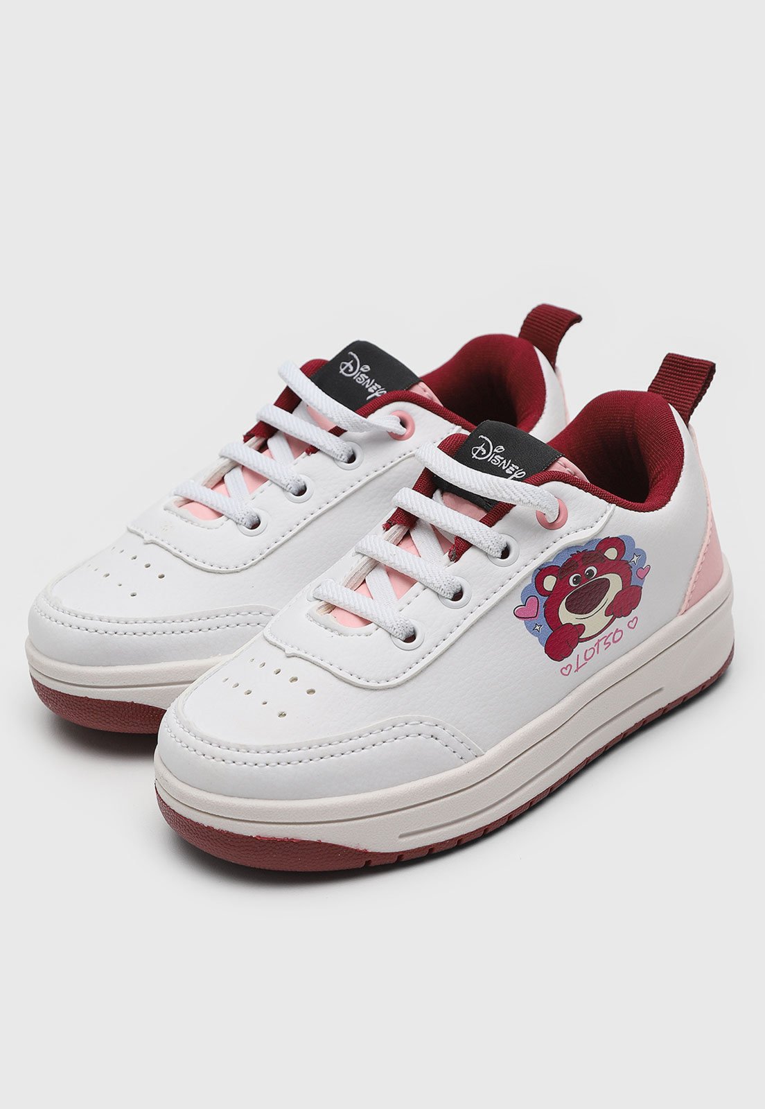 Vista 2 Infantil - Tênis Disney Lotso branco Disney branco