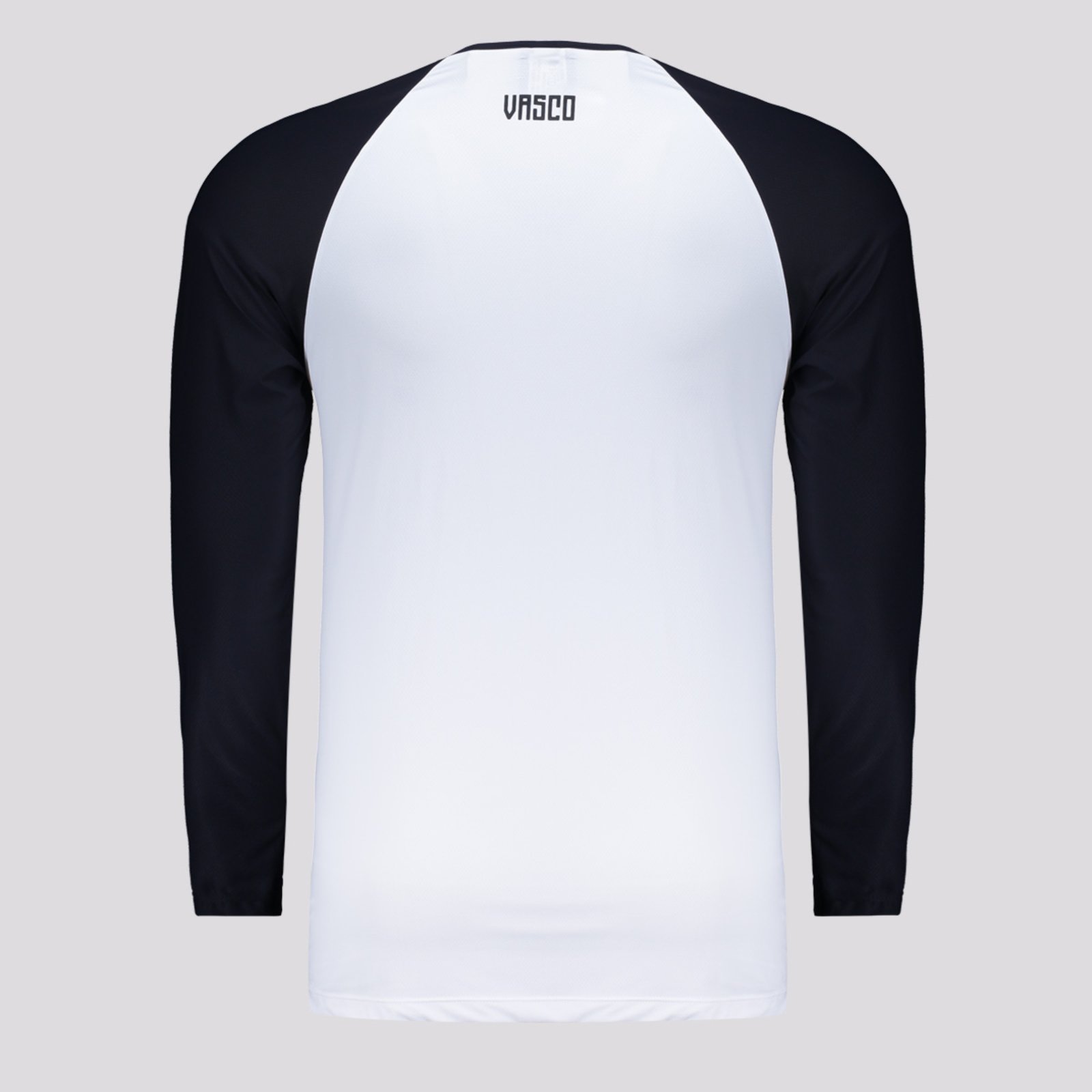 Vista 3 Camisa Vasco Plaga Manga Longa Branca braziline branco braziline branco