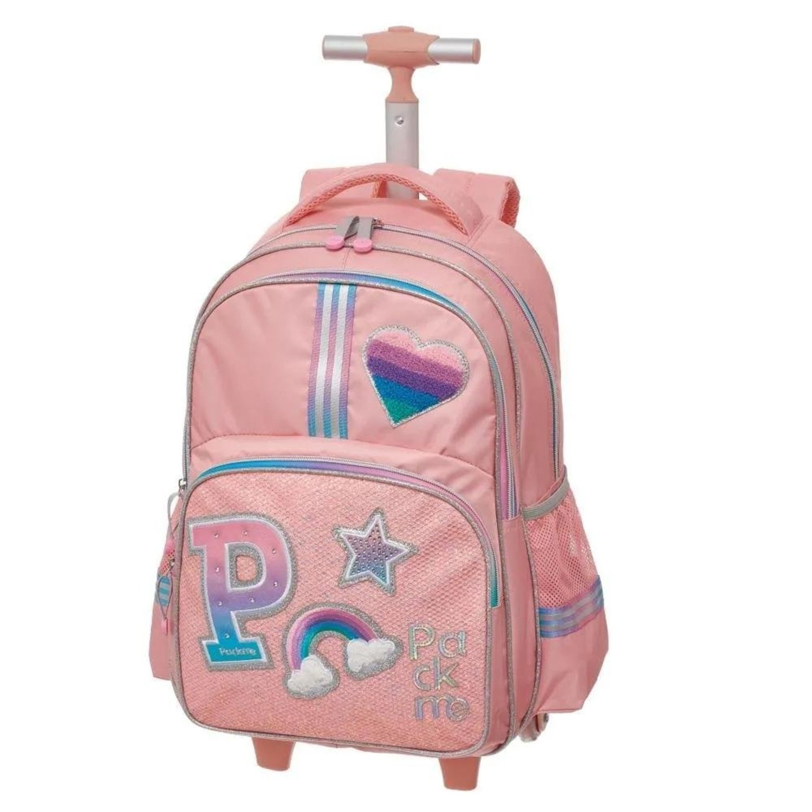 Infantil - Mochila Pacific com Carrinho Pack me Emily Rosa