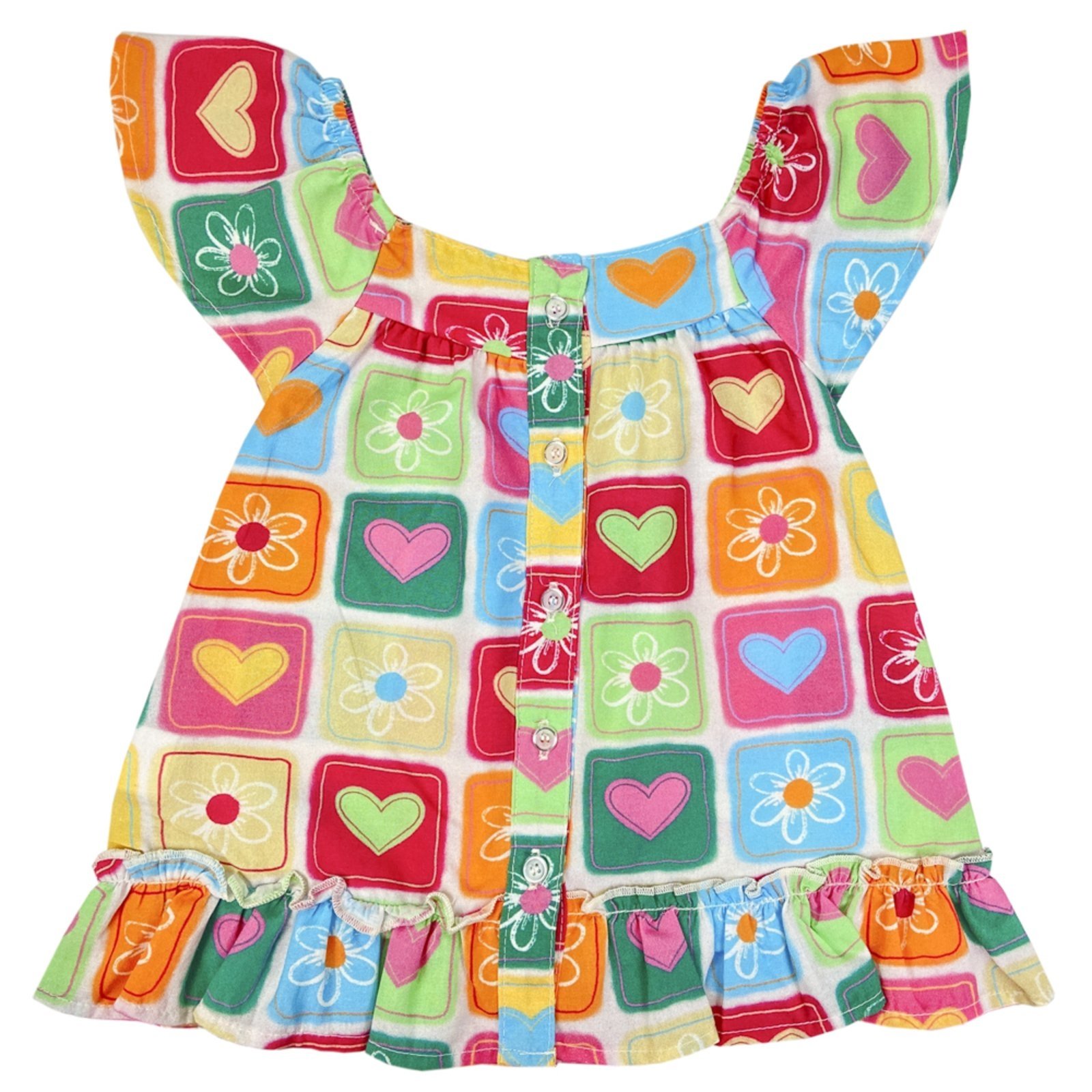 Vista 3 Infantil - Blusa Look Jeans Bata Estampada Love bege Look Jeans bege