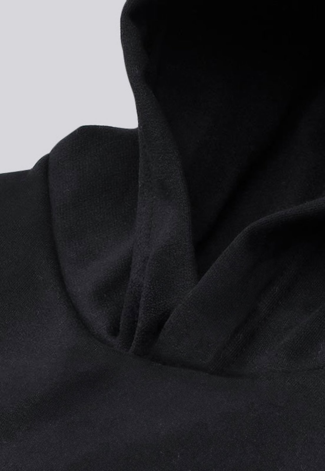 Vista 3 Blusa de Frio Moletom Flanelado Benellys Alien ET Canguru preto Benellys preto