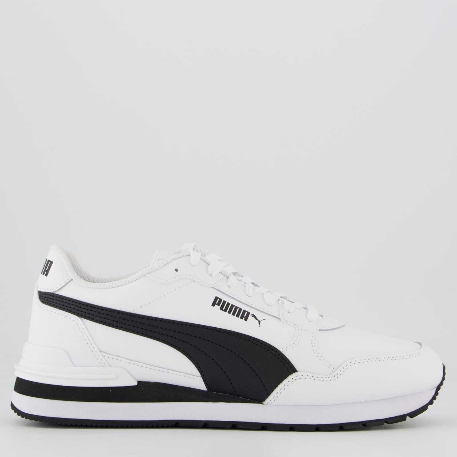 Tênis Puma St Runner V4 L Branco e Preto