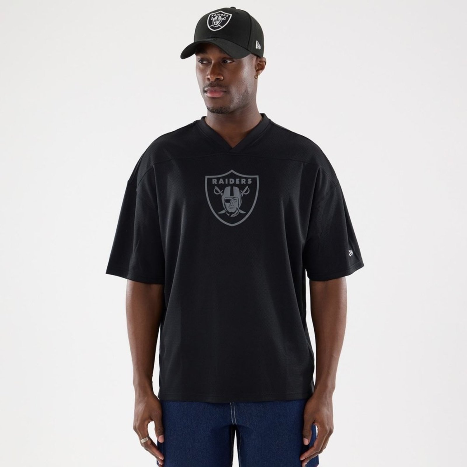 Camiseta New Era NFL Las Vegas Raiders Preta