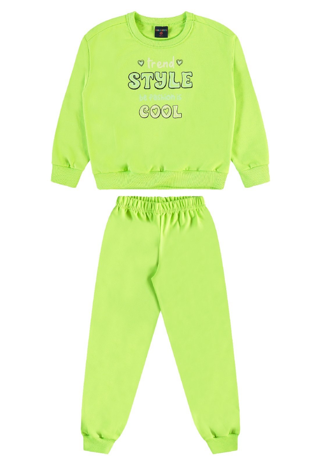 Infantil - Conjunto Blusão e Calça Guloseima Verde