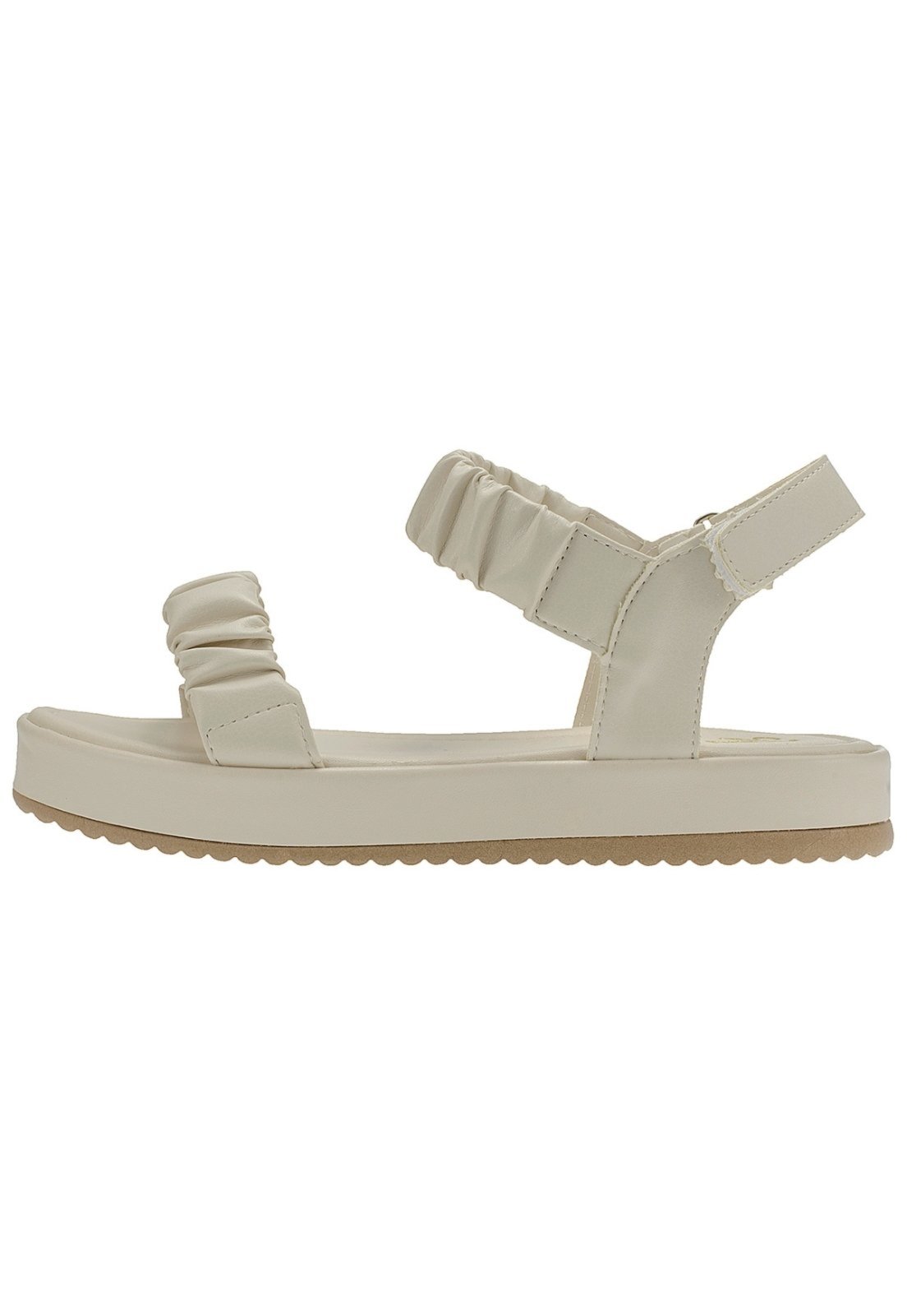 Sandália Papete Plataforma Confort Feminina 138 Ana Brito Off White