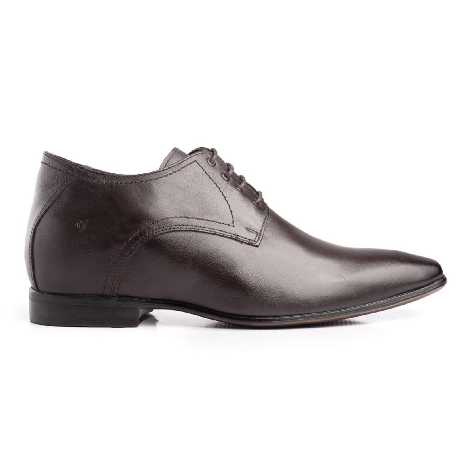 Sapato Masculino Dubai Alth Rafarillo Aumenta Altura 7cm Castanho