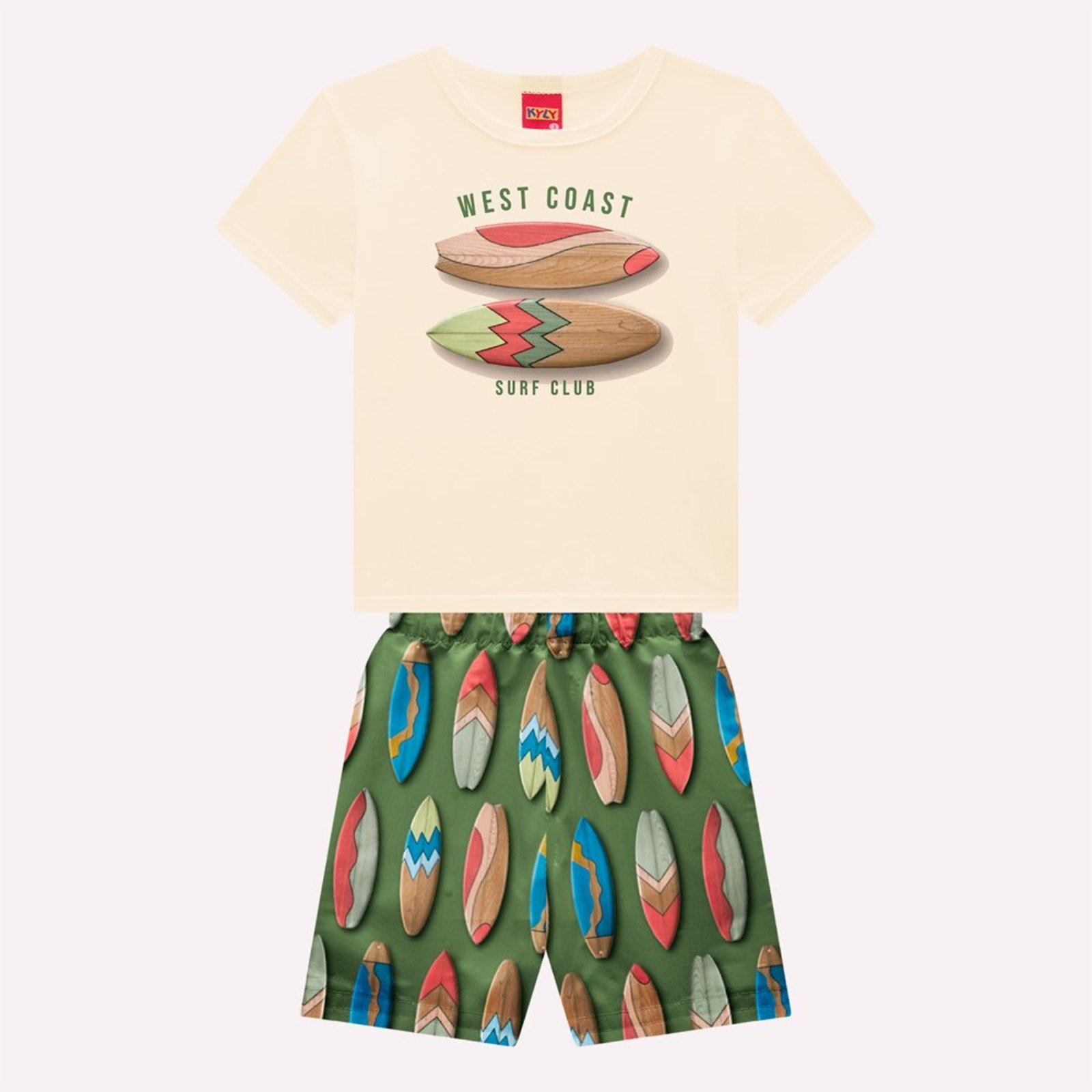 Infantil - Conjunto Menino Pranchas Kyly