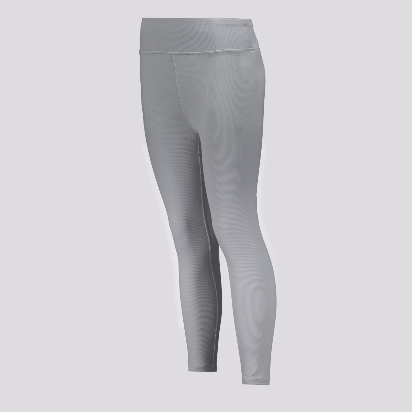 Vista 3 Calça Legging Fila Life Ribbed Feminina cinza Fila cinza