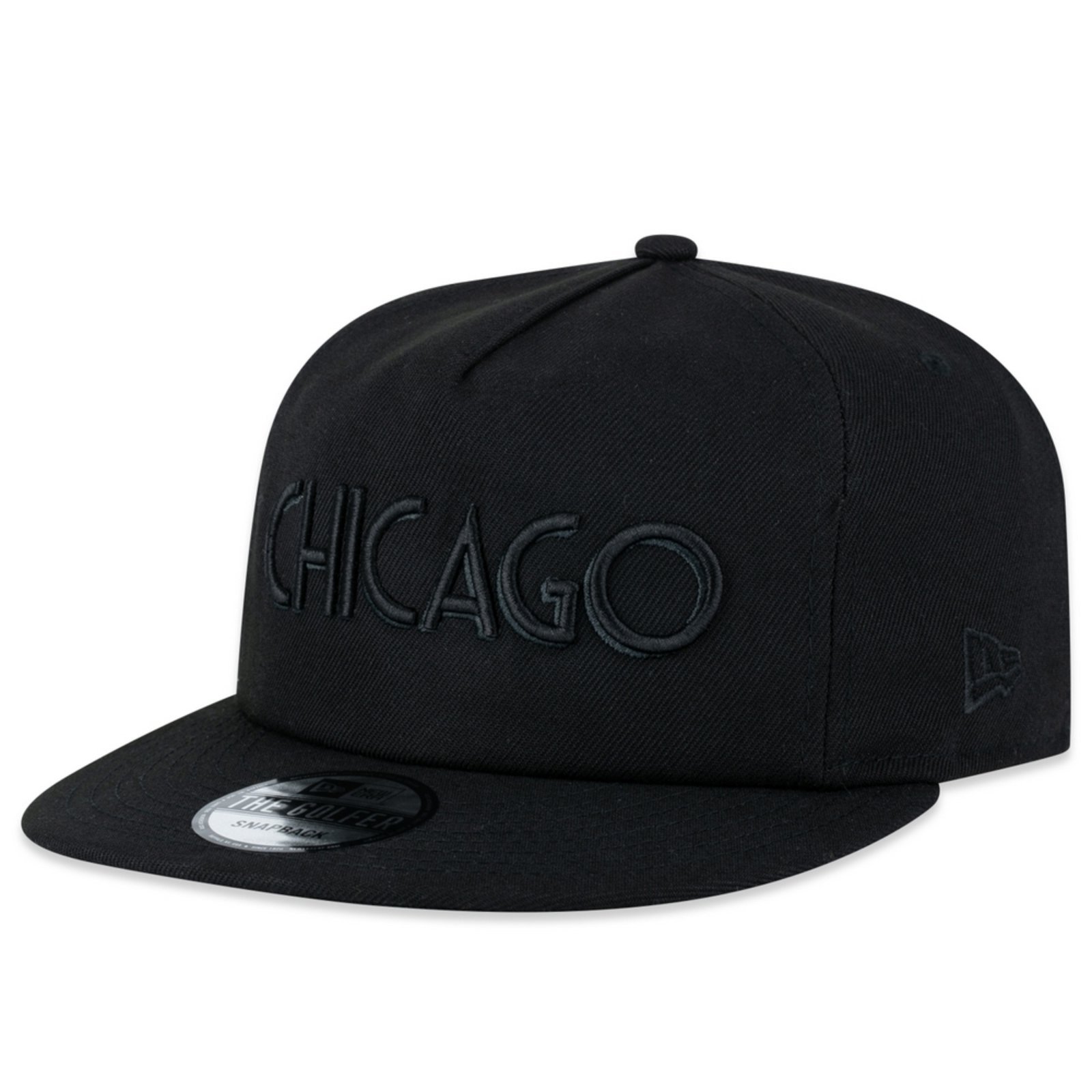 Boné New Era The Golfer Snapback Chicago Bulls Preto