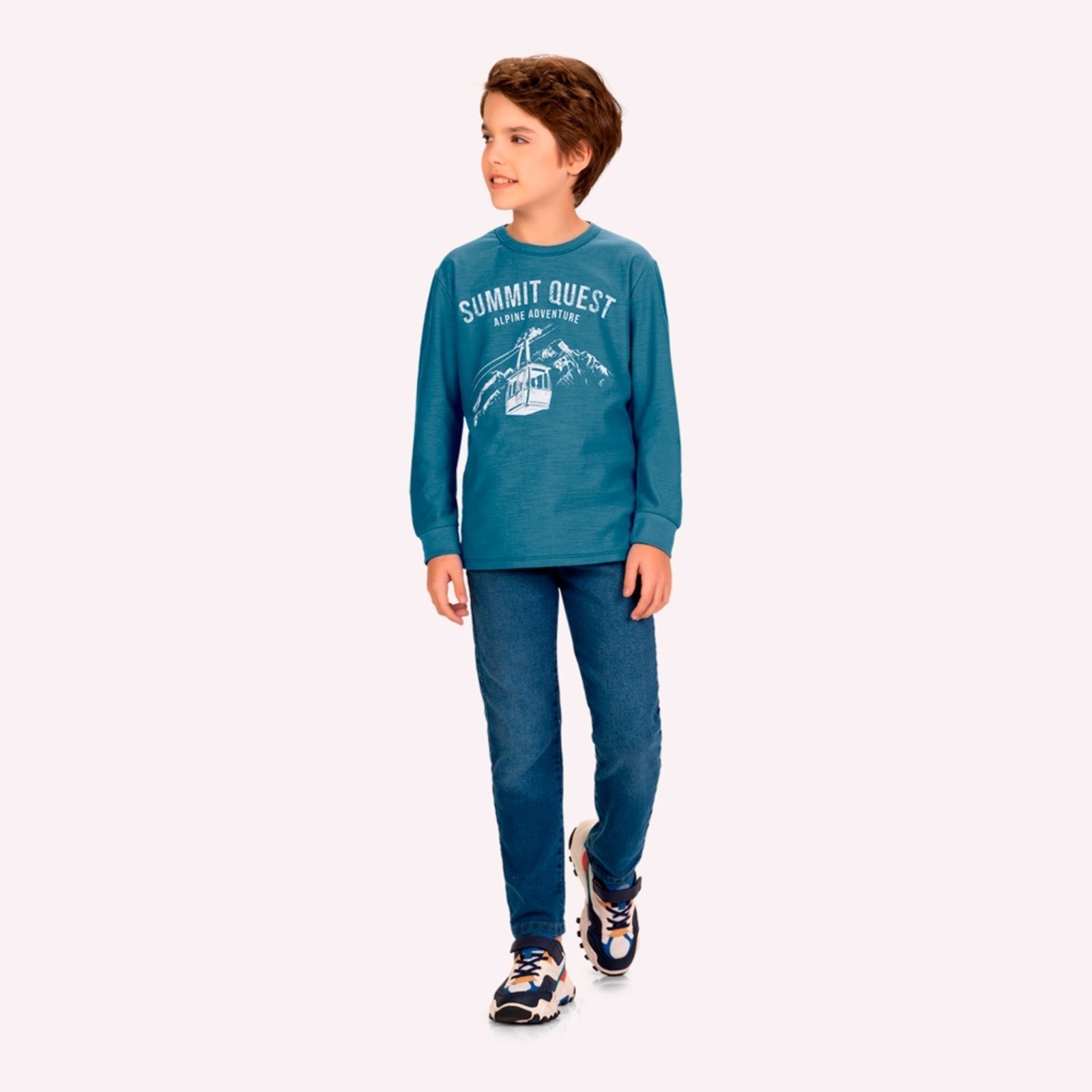 Infantil - Camiseta Menino em Algodão Kyly