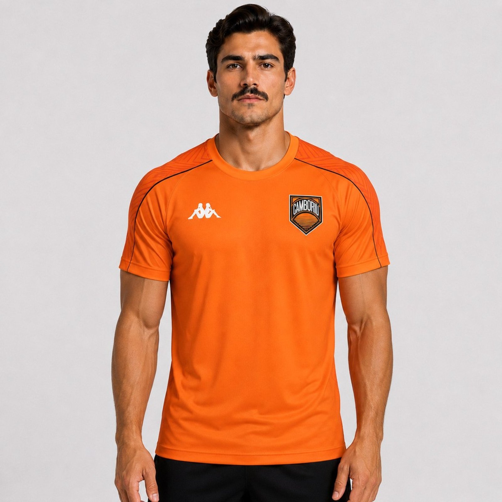 Camiseta Kappa Camboriu Athens Supporter Laranja