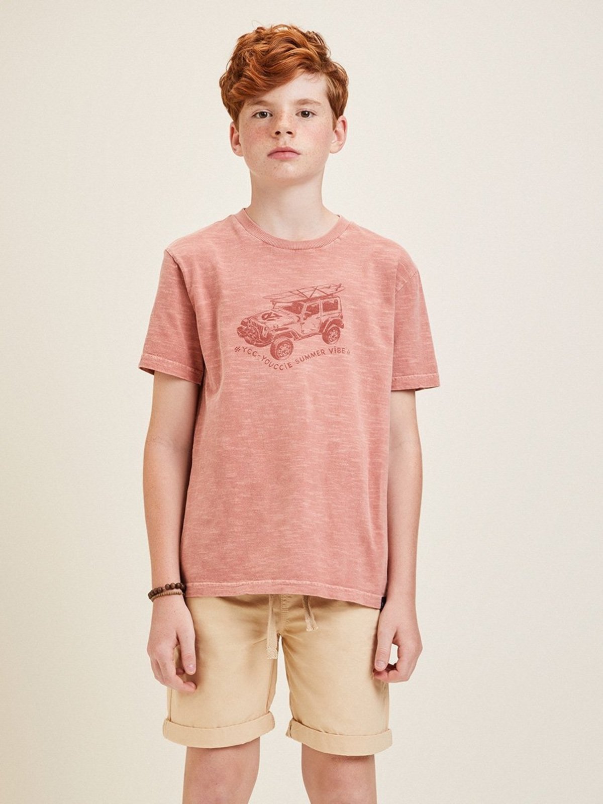 Infantil - Camiseta Vermelha Estampada
