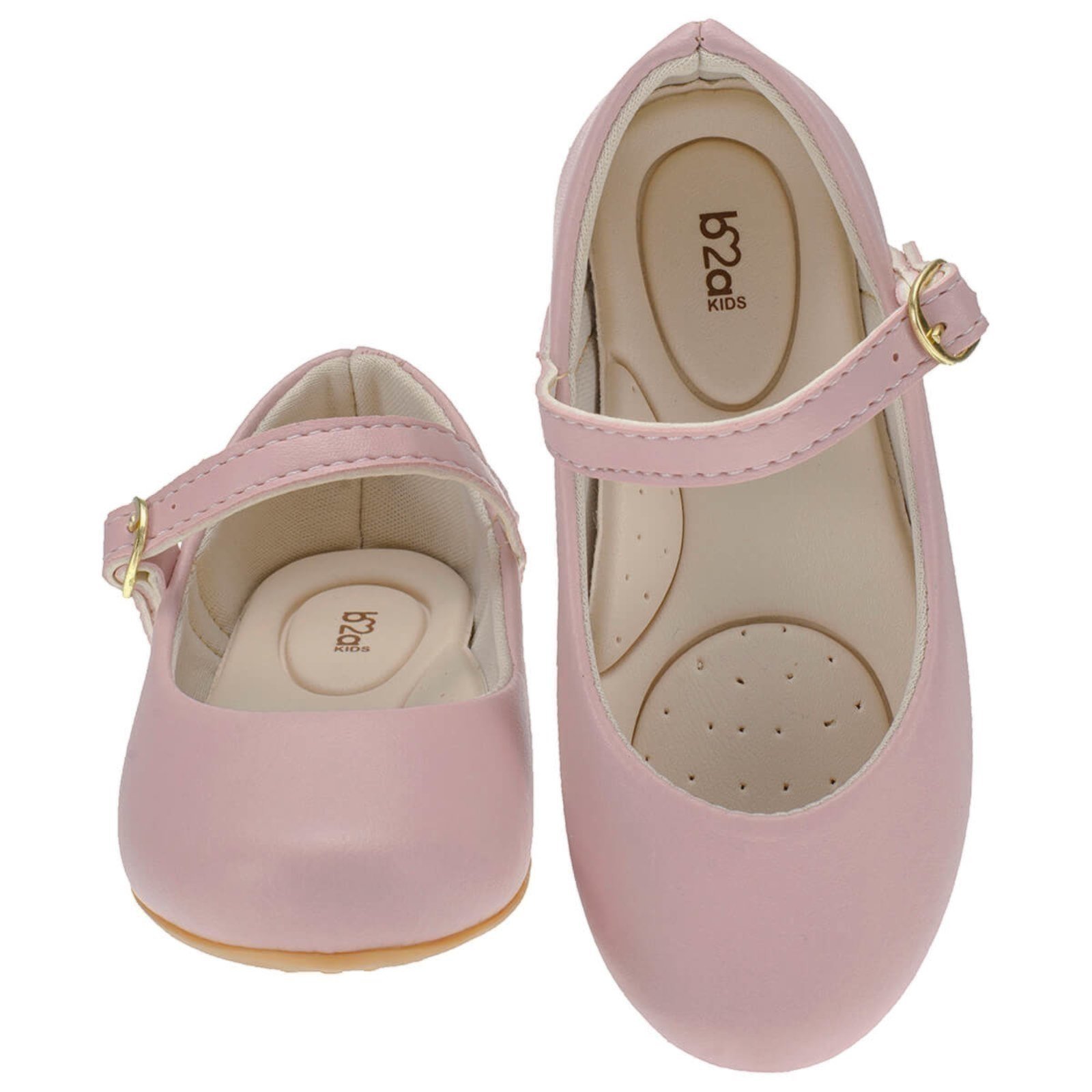 Infantil – Sapatilha feminina B2A rosa nude basica 2500 – 20 ao 34