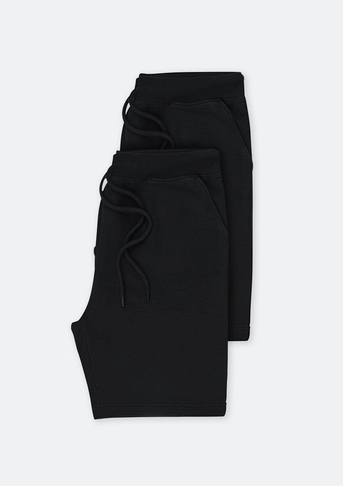 Vista 3 Kit Com 2 Bermudas Básicas Masculinas Em Moletom Hering cinza Hering cinza