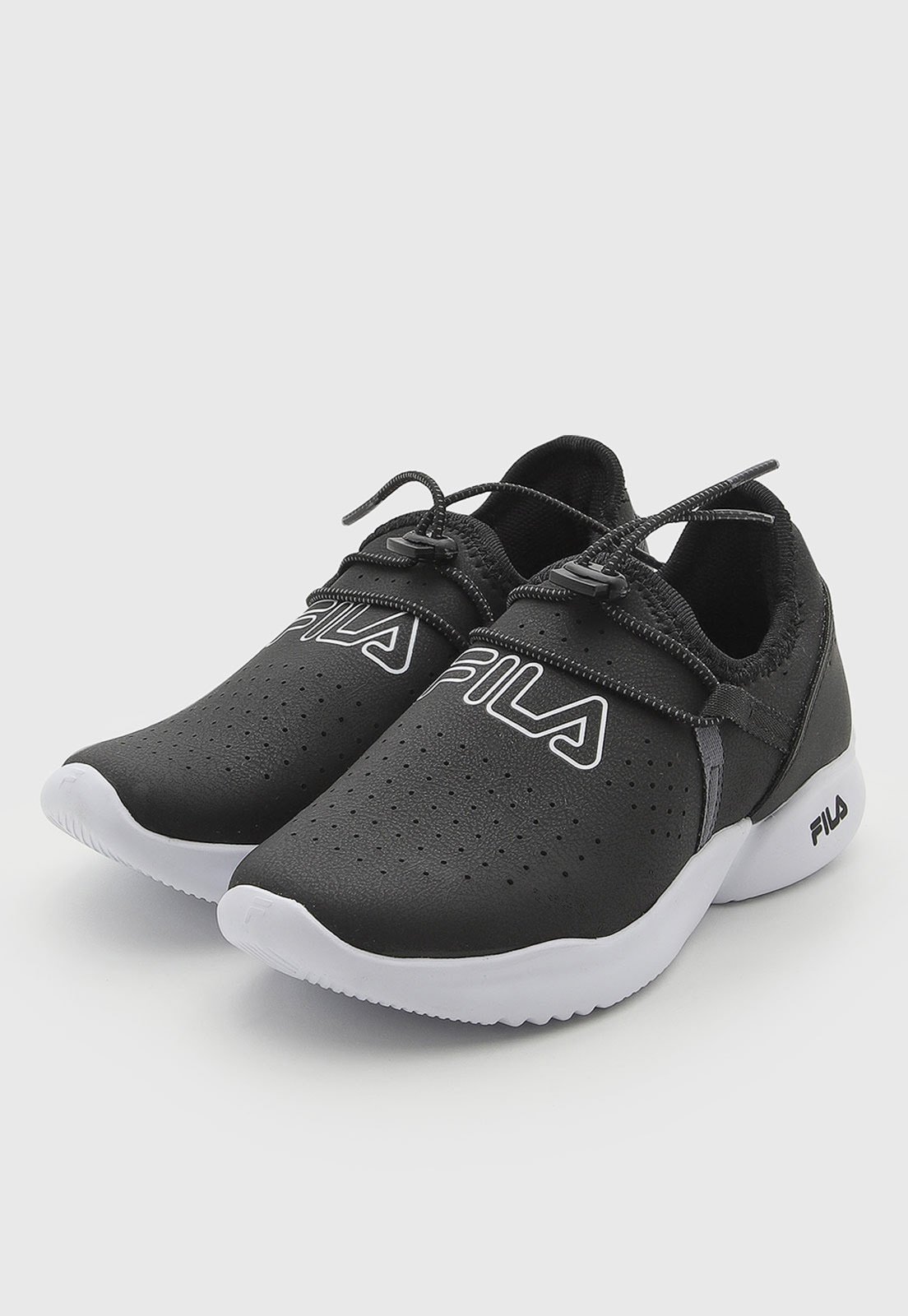 Infantil - Tênis Fila Play Slip On Preto