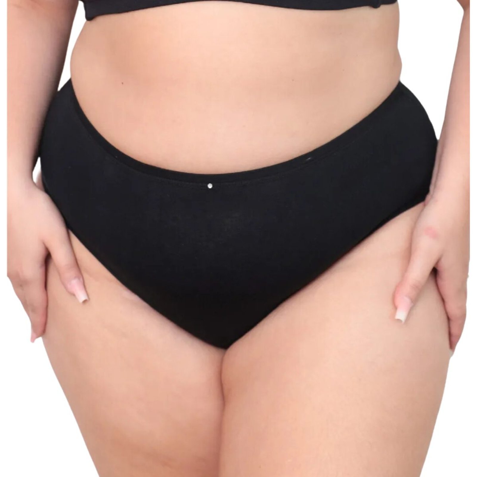 Calcinha Tanga Plus Size em Algodão Santa Passion