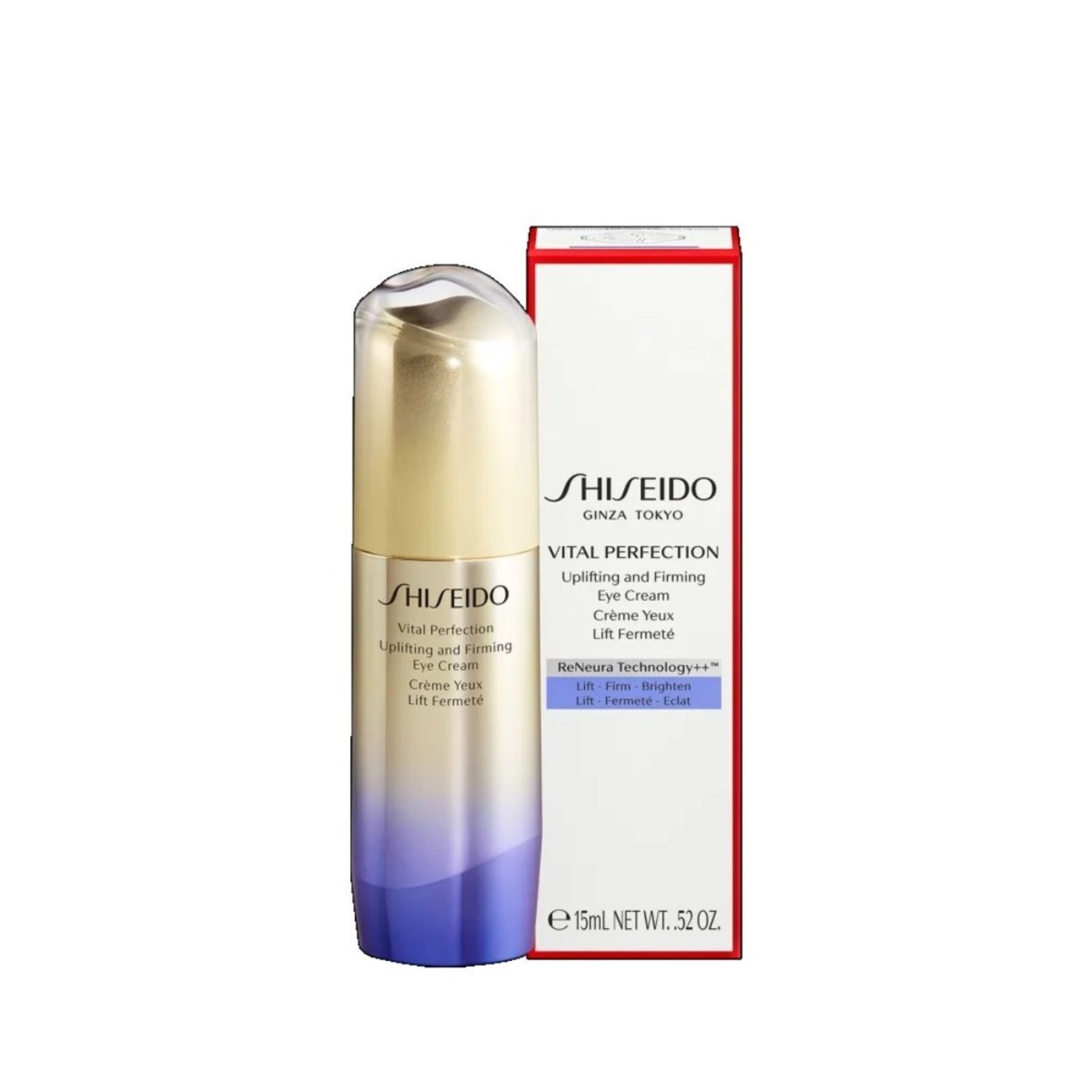 Shiseido Vital Perfection Uplifting And Firming Eye Cream – Creme Redutor De Linhas Para Área Dos Olhos 15Ml