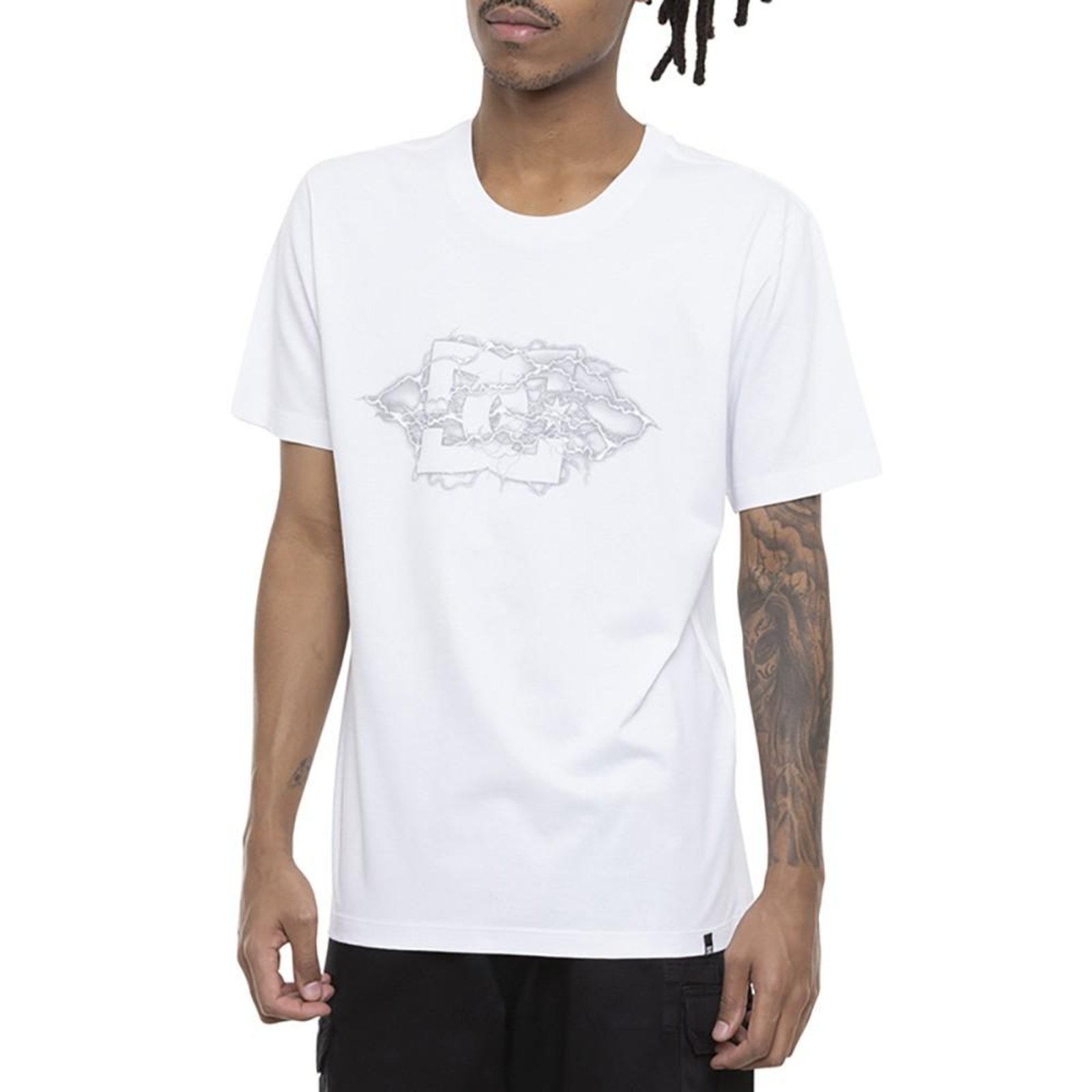 Camiseta DC Shoes Star Electric Masculina SM23 Branco