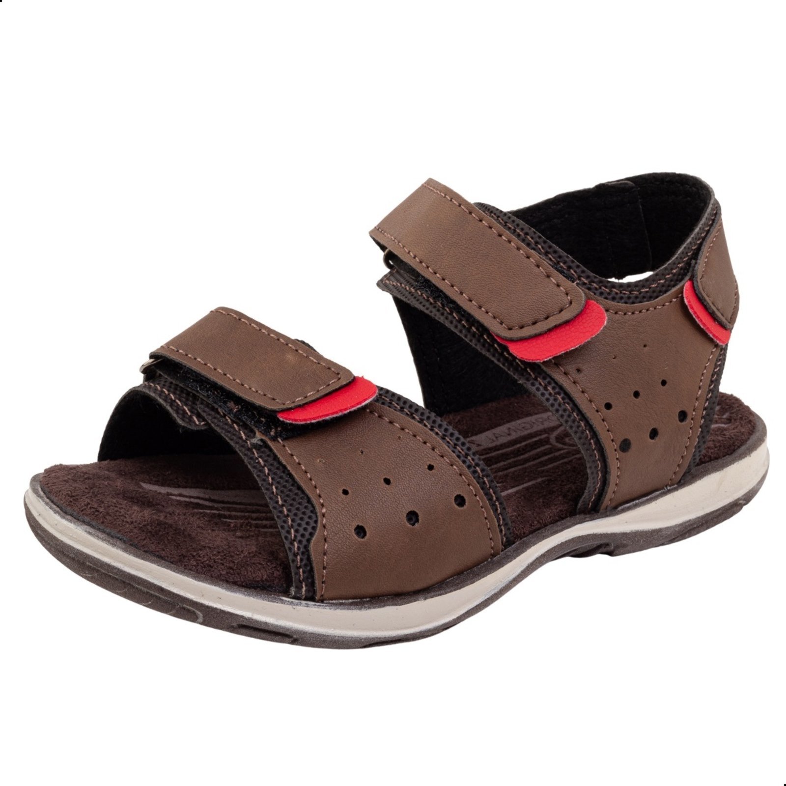 Infantil – Sandalia Masculina Papete Menino Minipasso Castanho