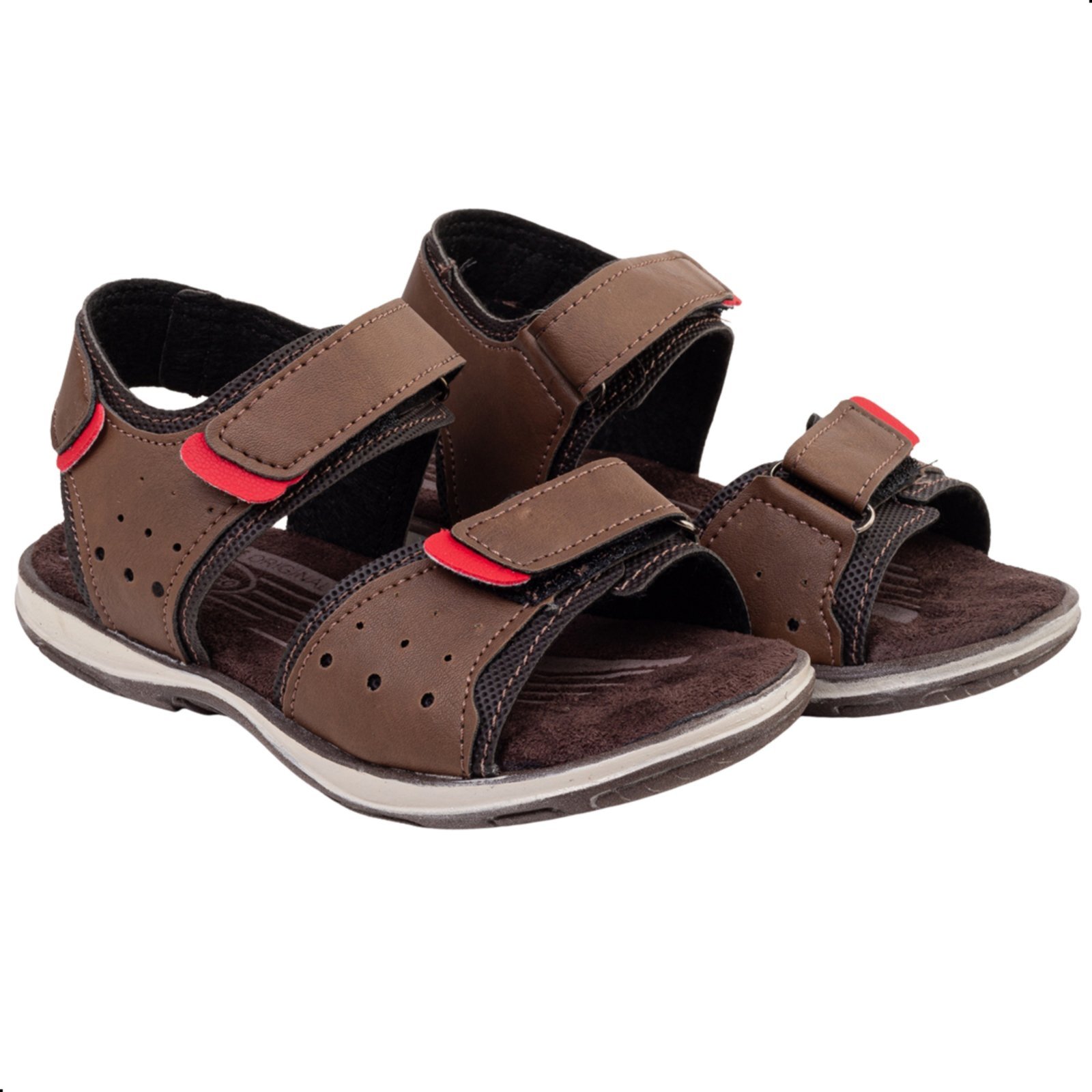 Vista 3 Infantil - Sandalia Masculina Papete Menino Minipasso café/marrom Minipasso café/marrom