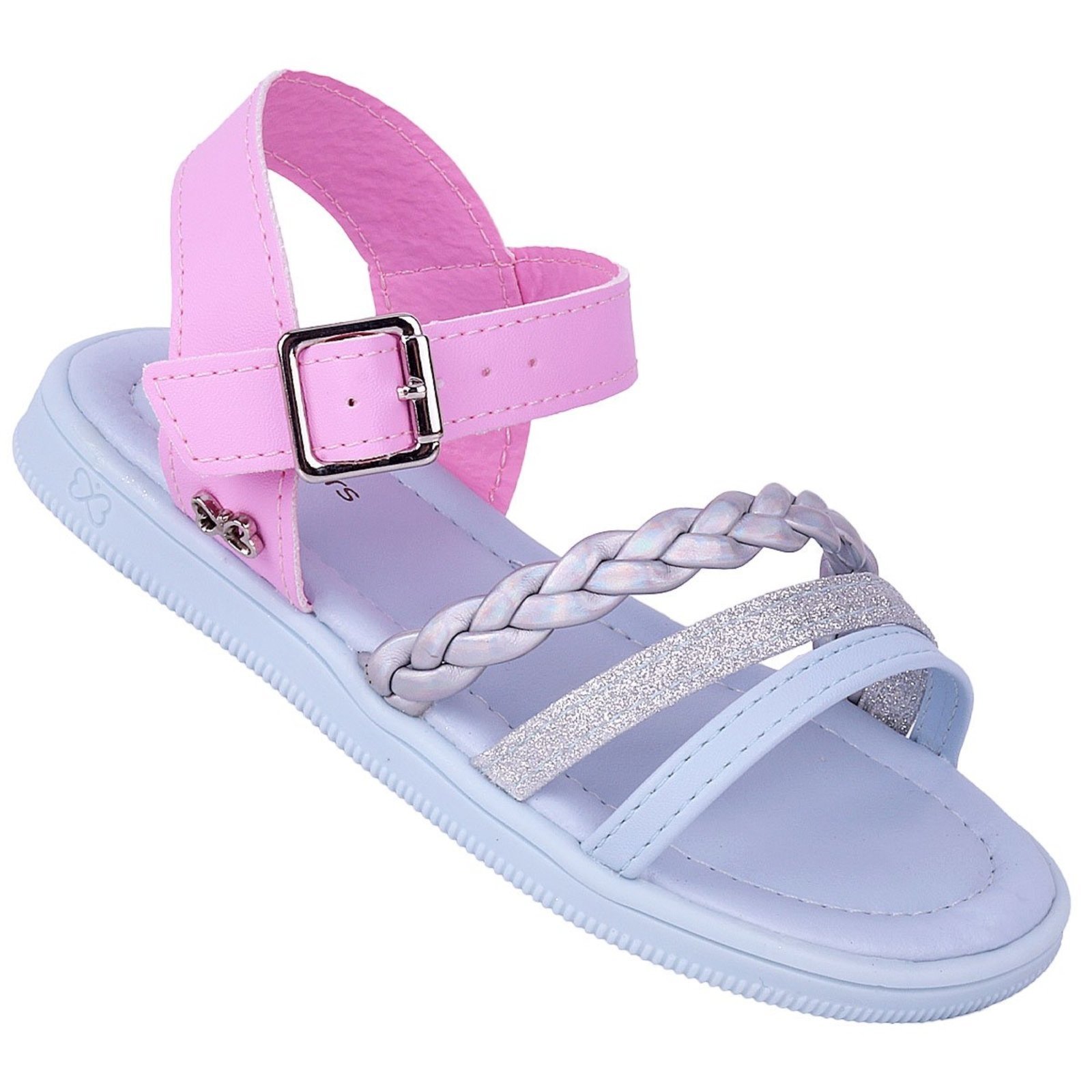 Infantil – Sandália Feminino WorldColors Belinha – Rosa Bale/Acqua