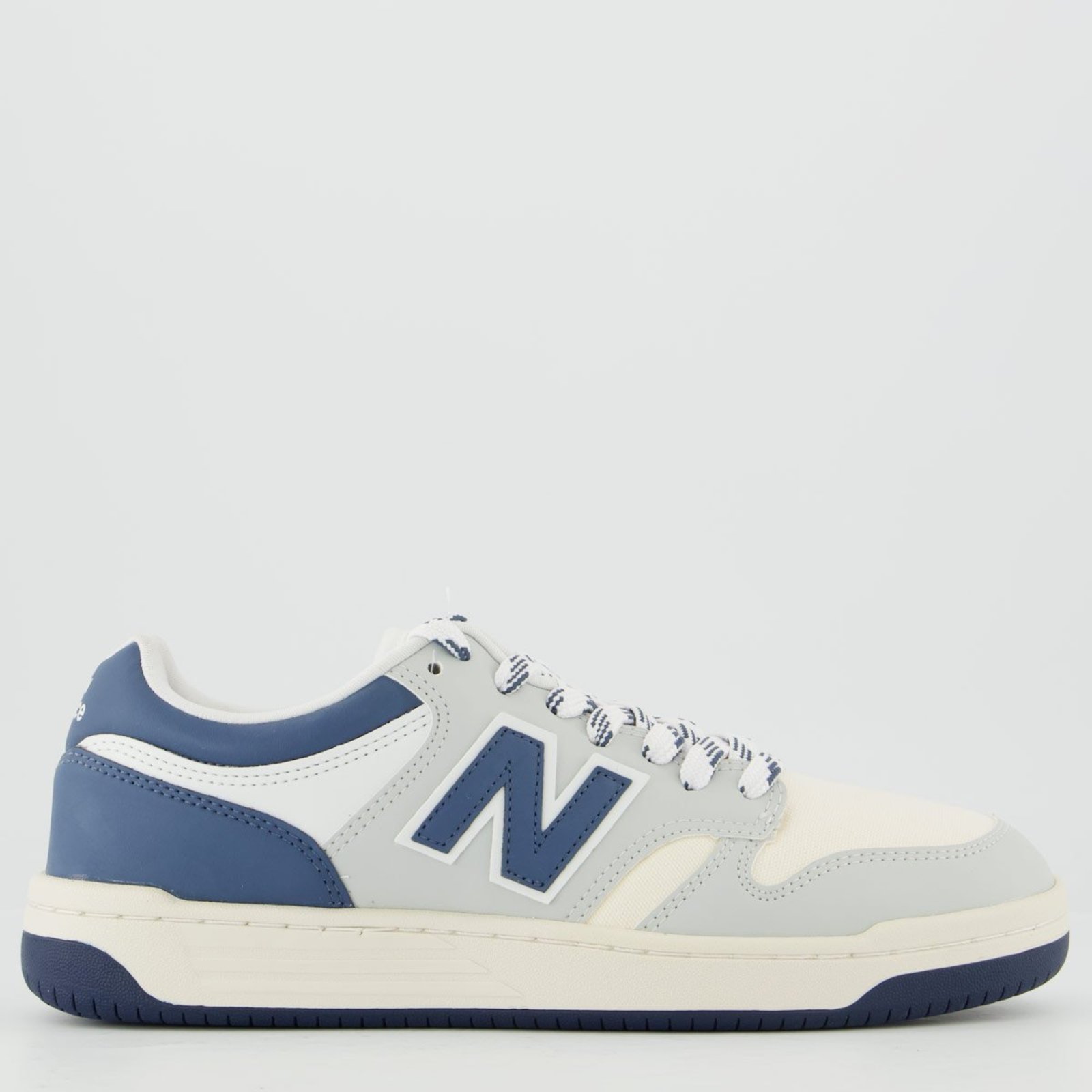 Tênis New Balance 480 Low Cinza e Marinho