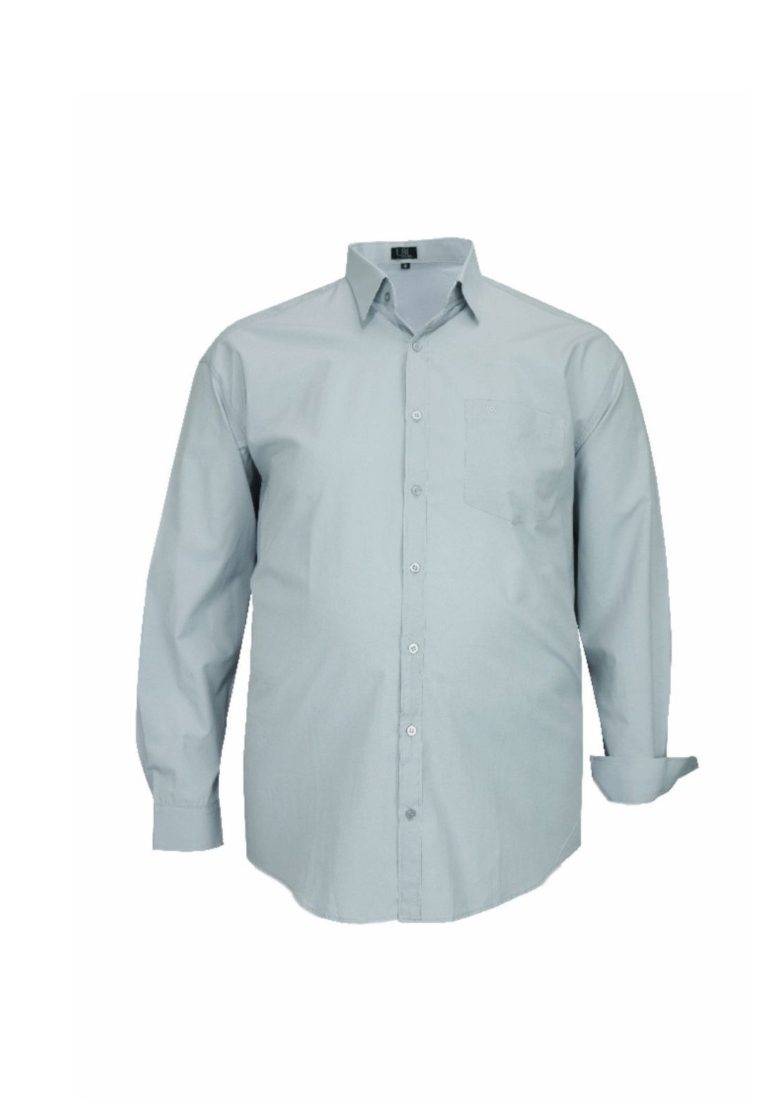 Camisa Social Manga Longa C/bolso Plus Size Passa Fácil 3033