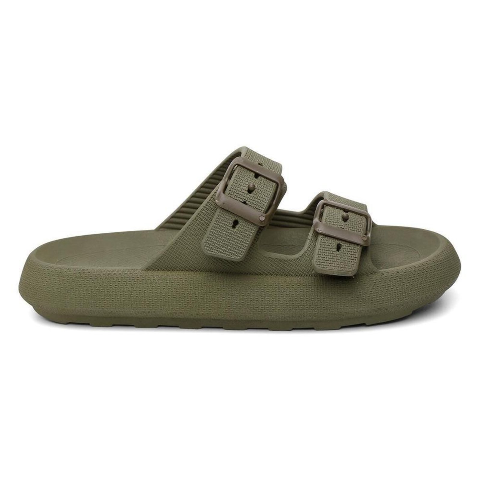 Chinelo Nuvem Birke Lavini Ortopédico Com Fivela Ajustavel Verde