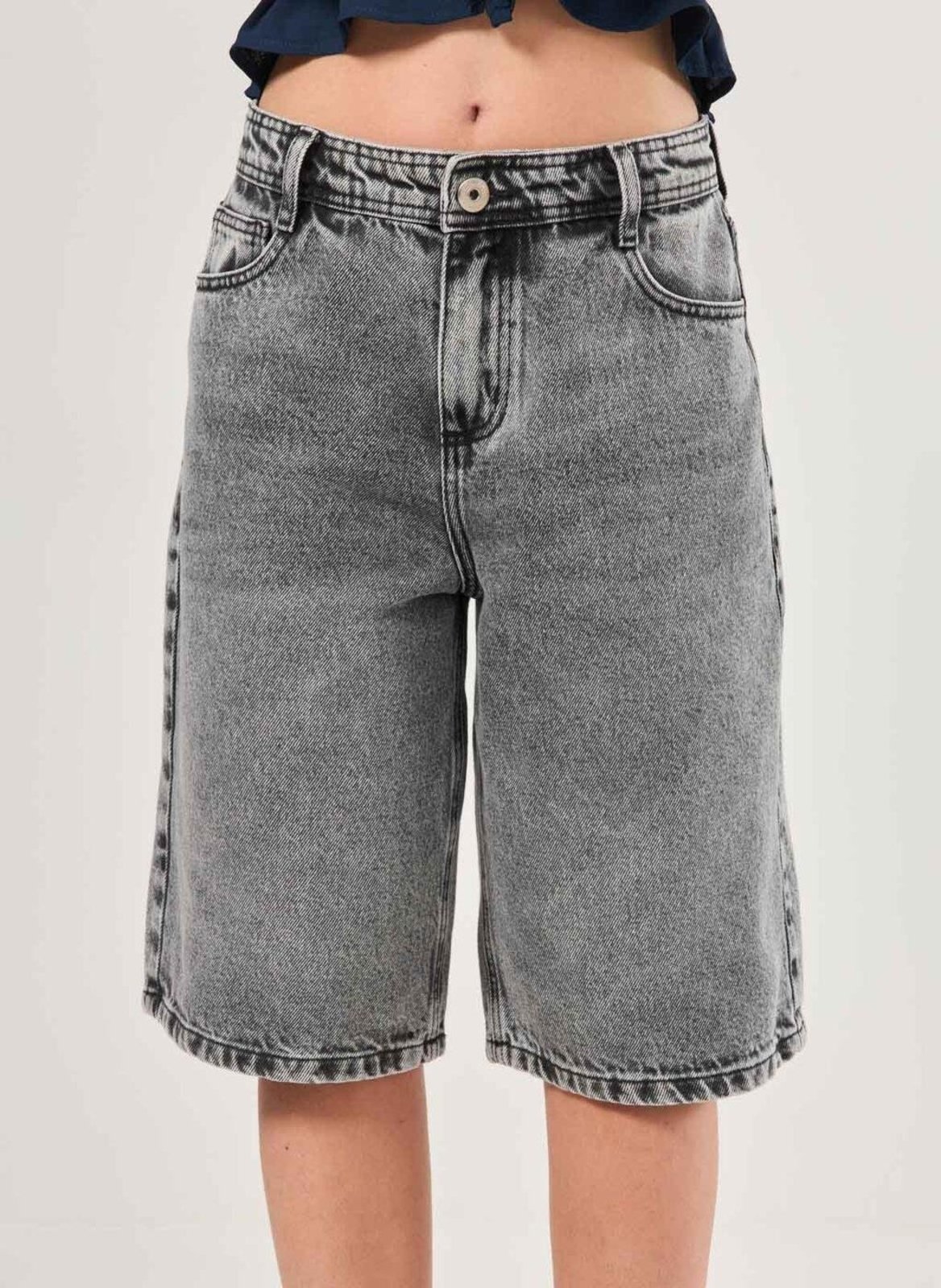 Vista 3 Jorts Baggy Jeans Youcom cinza Youcom cinza