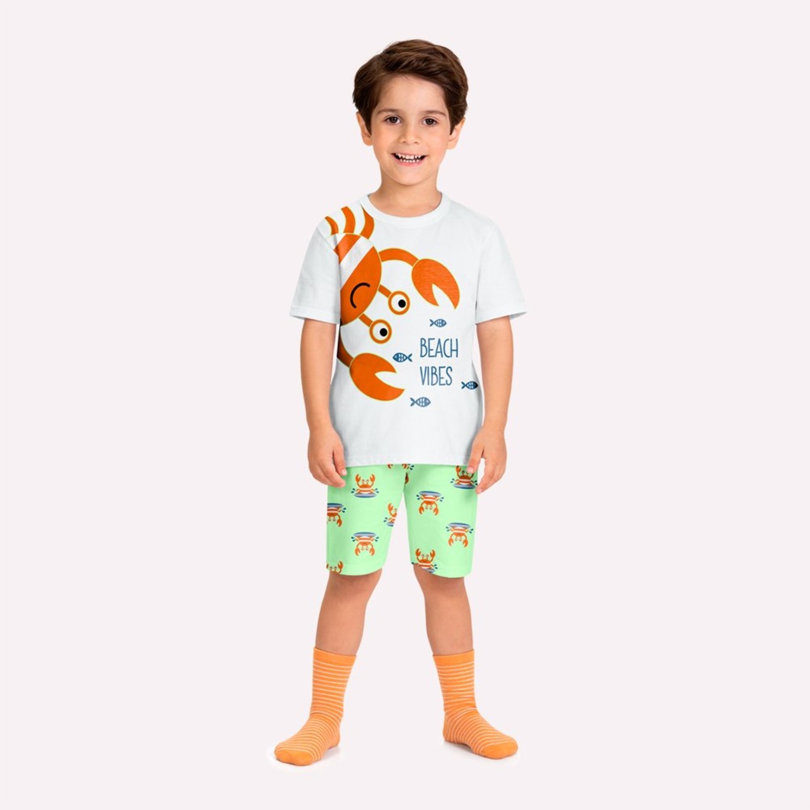 Pijama Menino Caranguejo Kyly