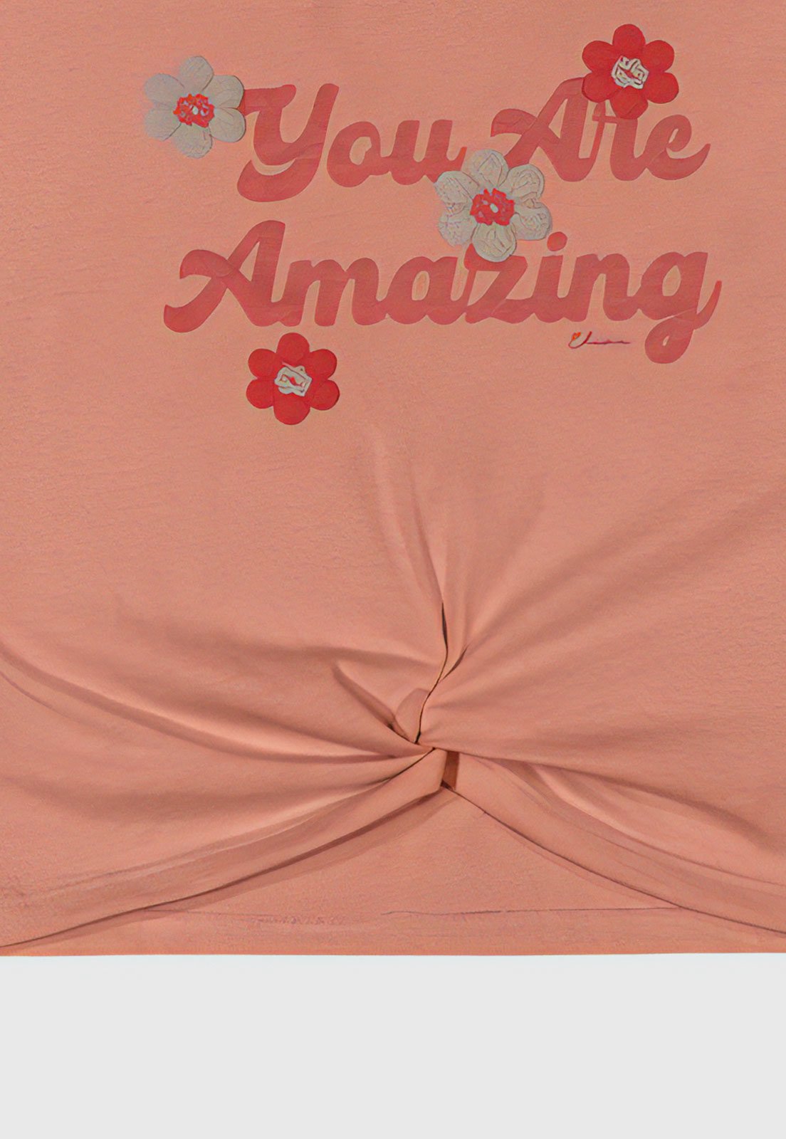 Vista 3 Infantil - Blusa Elian Full Print coral Elian coral