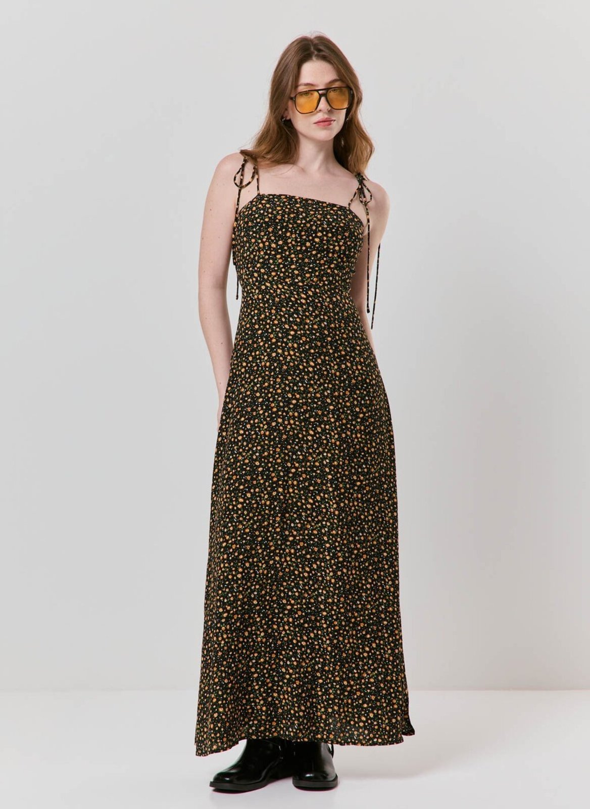 Vestido Longo Estampa Floral