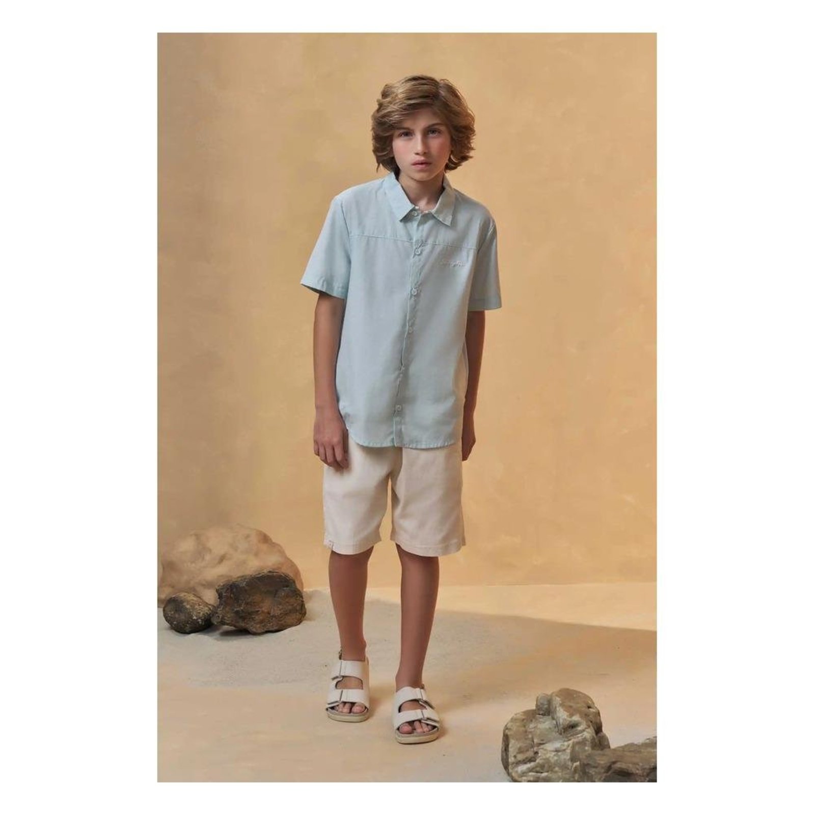 Infantil - Conjunto Menina Bermuda Johnny Fox 10 Unico