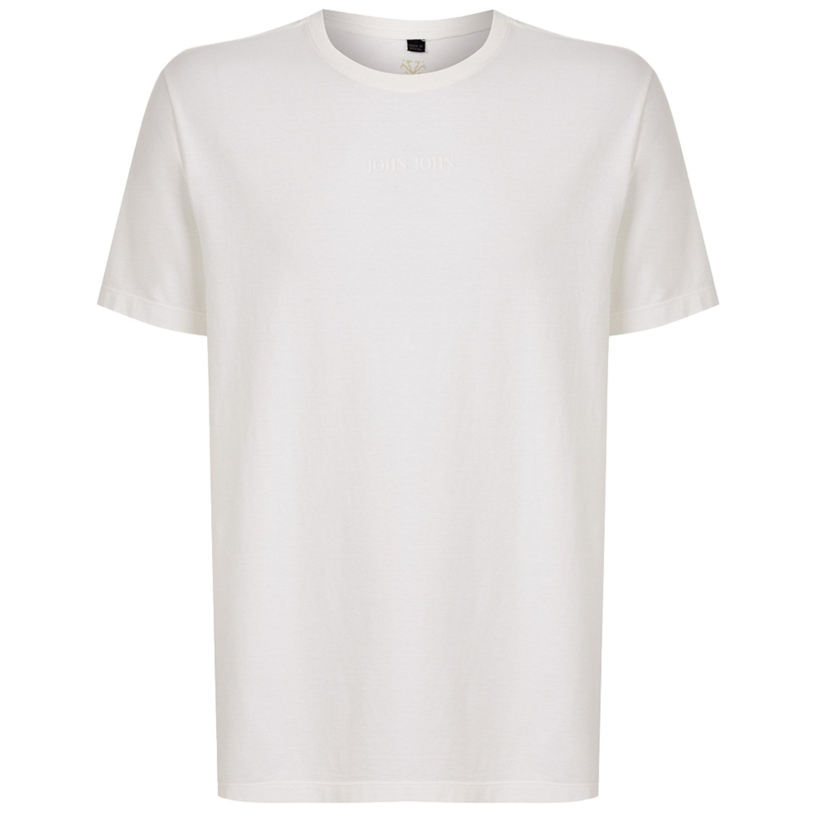 Camiseta John John Regular Clean In24 Off White Masculino