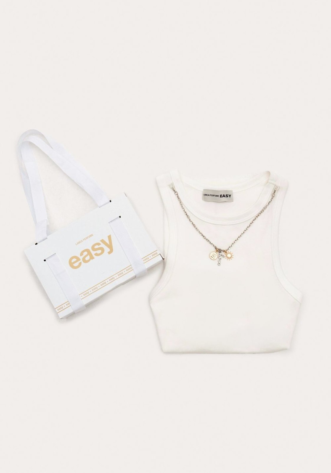 Vista 3 Blusa Regata Nadador Corrente Com Caixa Sport Easy branco Sport Easy branco