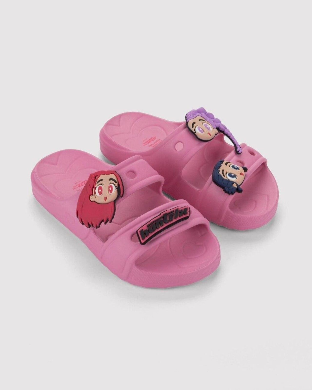 Infantil - Chinelo Slide Grendene Guerreiras do K-Pop Detatch Rosa