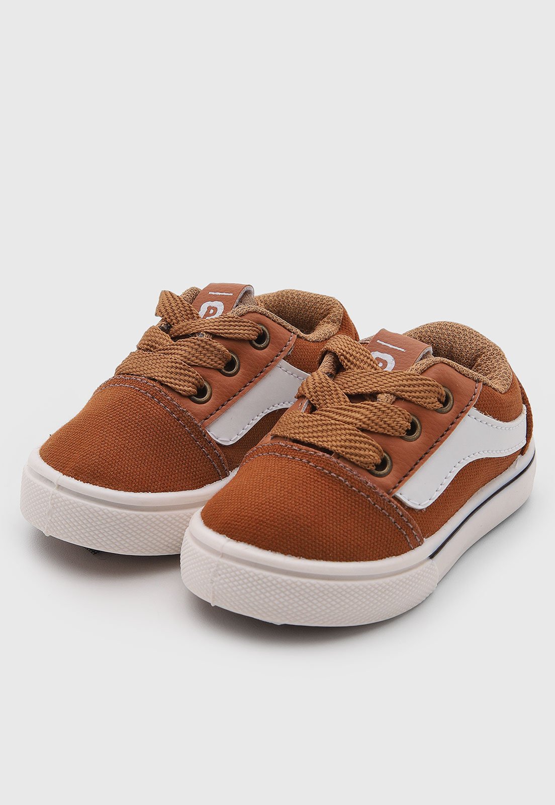 Infantil - Tênis Pimpolho Casual Têxtil Caramelo