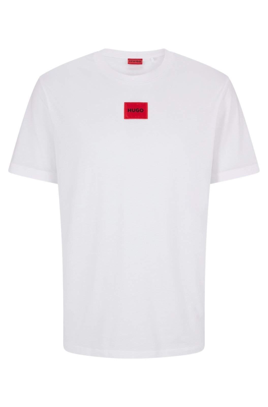 Camiseta De Algodão Regular Fit Com Logo