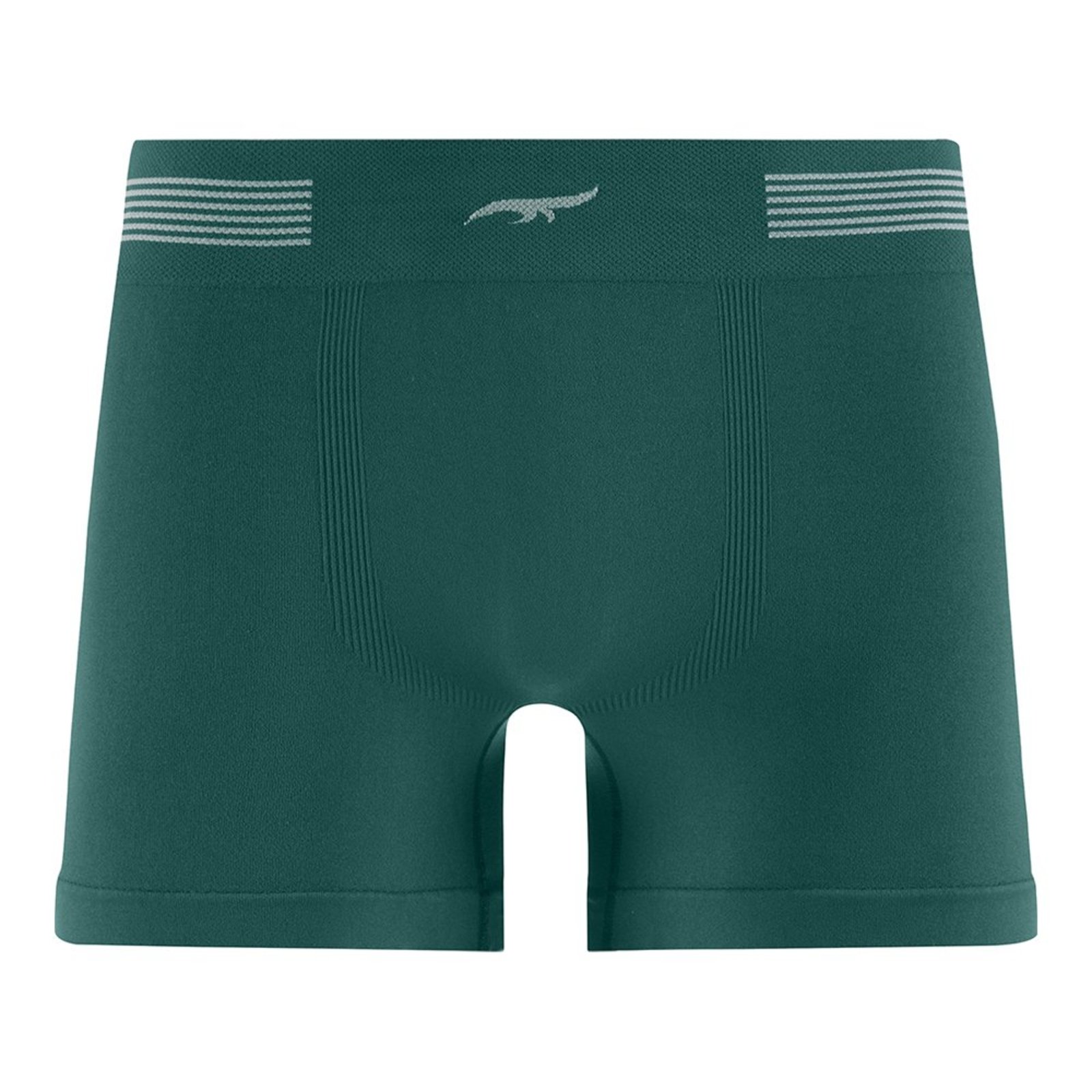 Cueca Boxer Listras Laterais sem Costura Verde