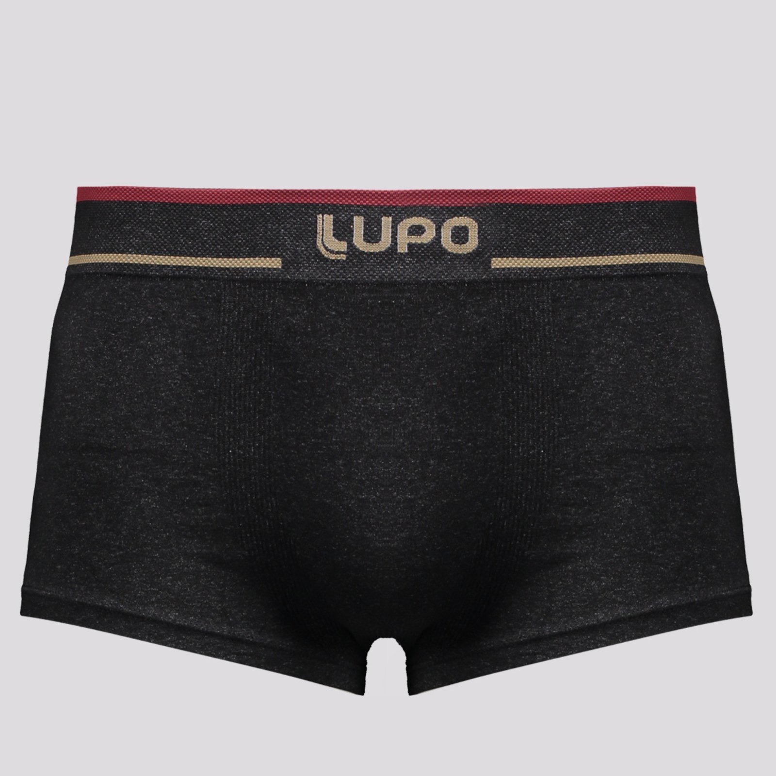 Vista 2 Cueca Lupo Sunga Sem Costura Preta cinza Lupo cinza