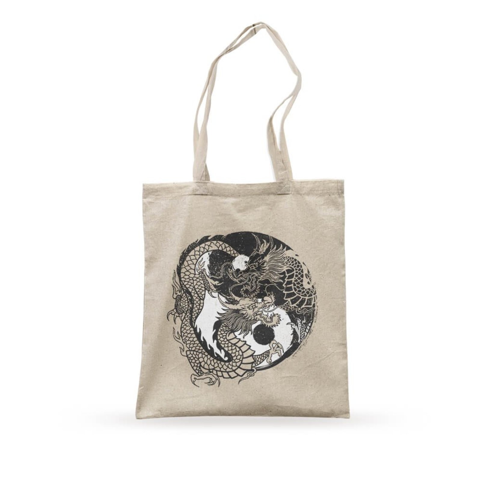 Ecobag Yin Yang - Bege - Casual - Studio Geek