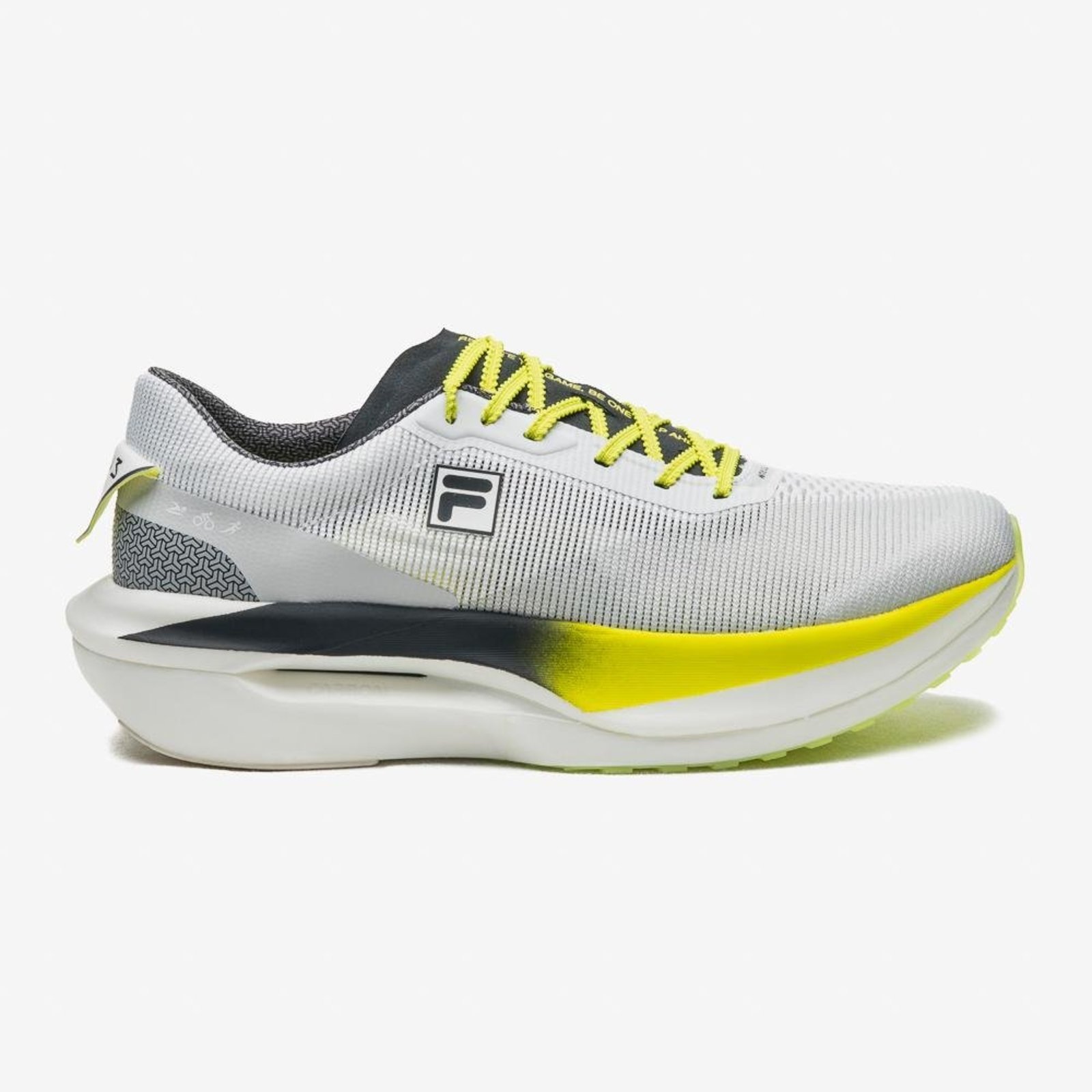 Tênis Fila Racer Carbon 3 Tri Bianco Masculino Incolor