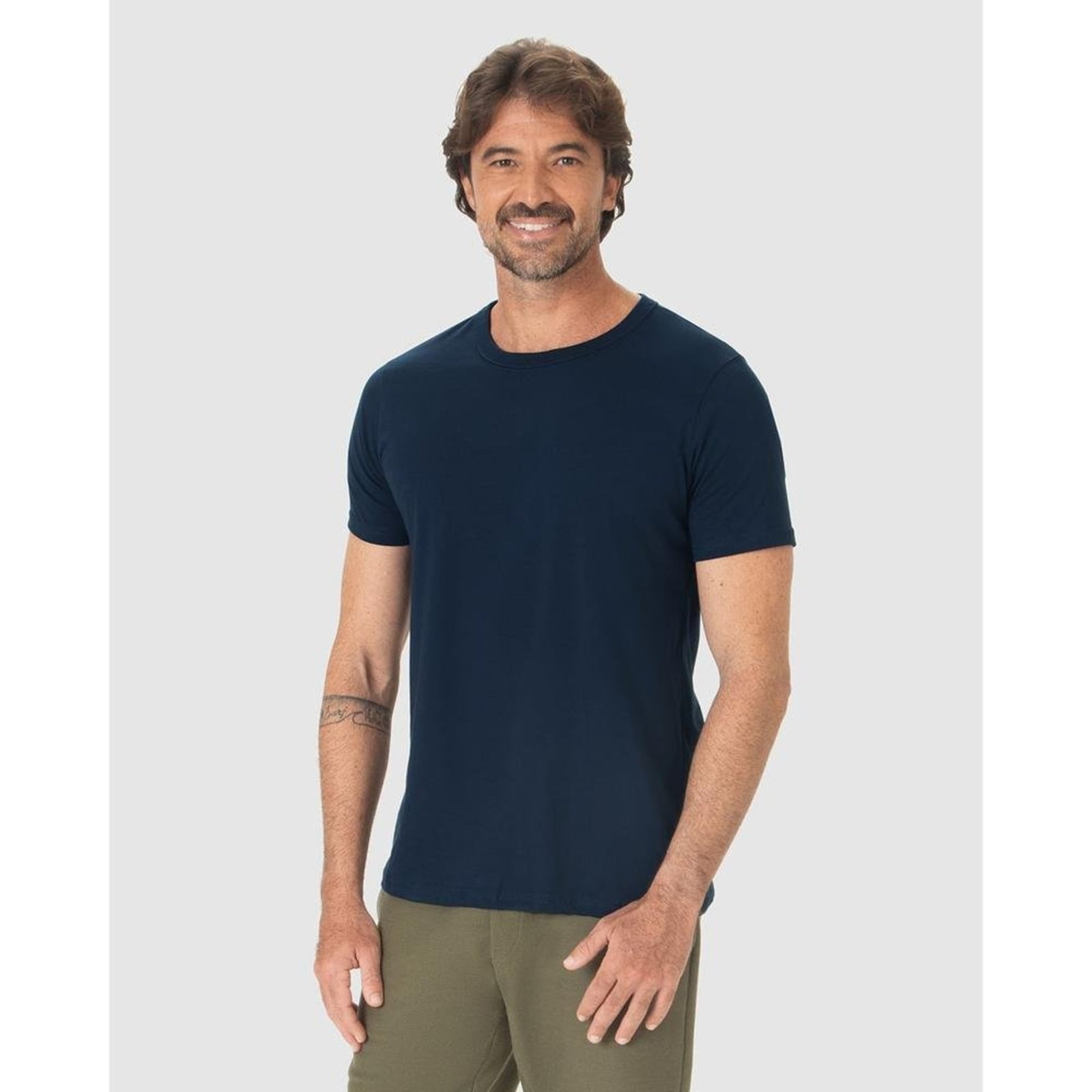 Camiseta Original Masculina Decote Redondo Em Algodão