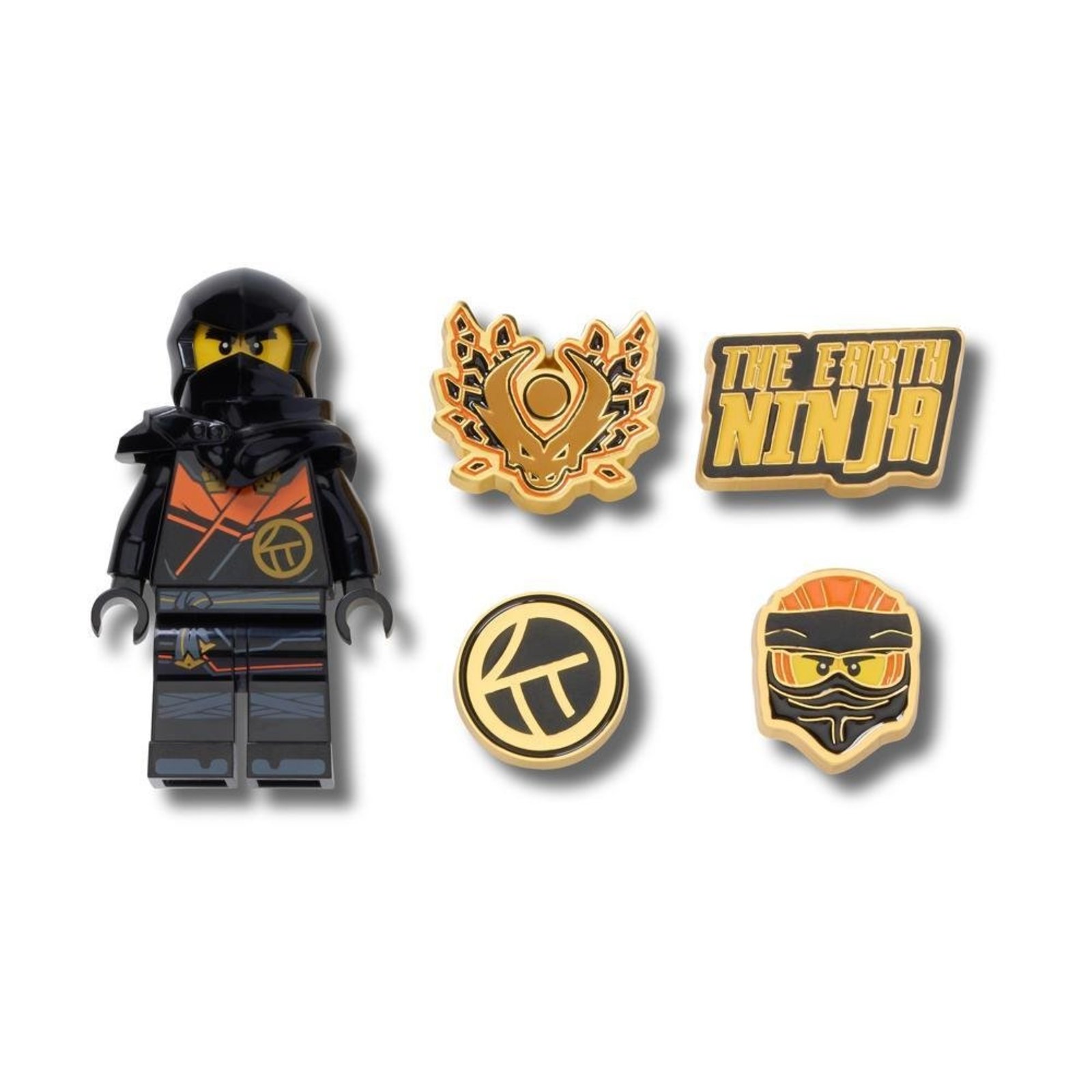 Infantil - Jibbitz™ Lego Ninjago Cole Pack com 5 Peças Único Branco
